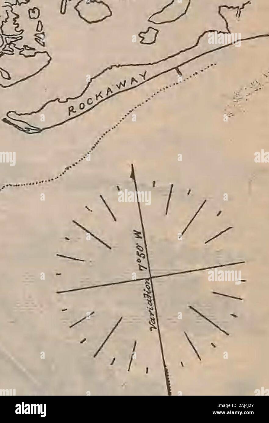 Foresta e stream . tst.Sb*f&GT;. Sandy Hookltship nota. Anche, ?n.H.mliereet. Bwcys aw R.EO . OoUC j? " Tt lasco. Cotav* cf Yachts rrva-r-alimentato fhc^s -.. - NEW YORK Y. 0. Corso. lunghezza di galleggiamento di pieno carico, che è come prima ha dichiarato il Sig. G. L.Watson certificato. La misura effettiva del Thistle dal club di misuratore, Mr.Hyslop, sul Sett. 22, 1887, mostra il valore effettivo della linea di galleggiamento per essere86 46-100ft, invece di 85ft.. come indicato nella lettera di marzo 16,1887,dal Sig. William York, Segretario. Domanda-è la variazione sufficiente ad impedire la challengerbeing diritto ad una gara per la coppa con il bo Foto Stock