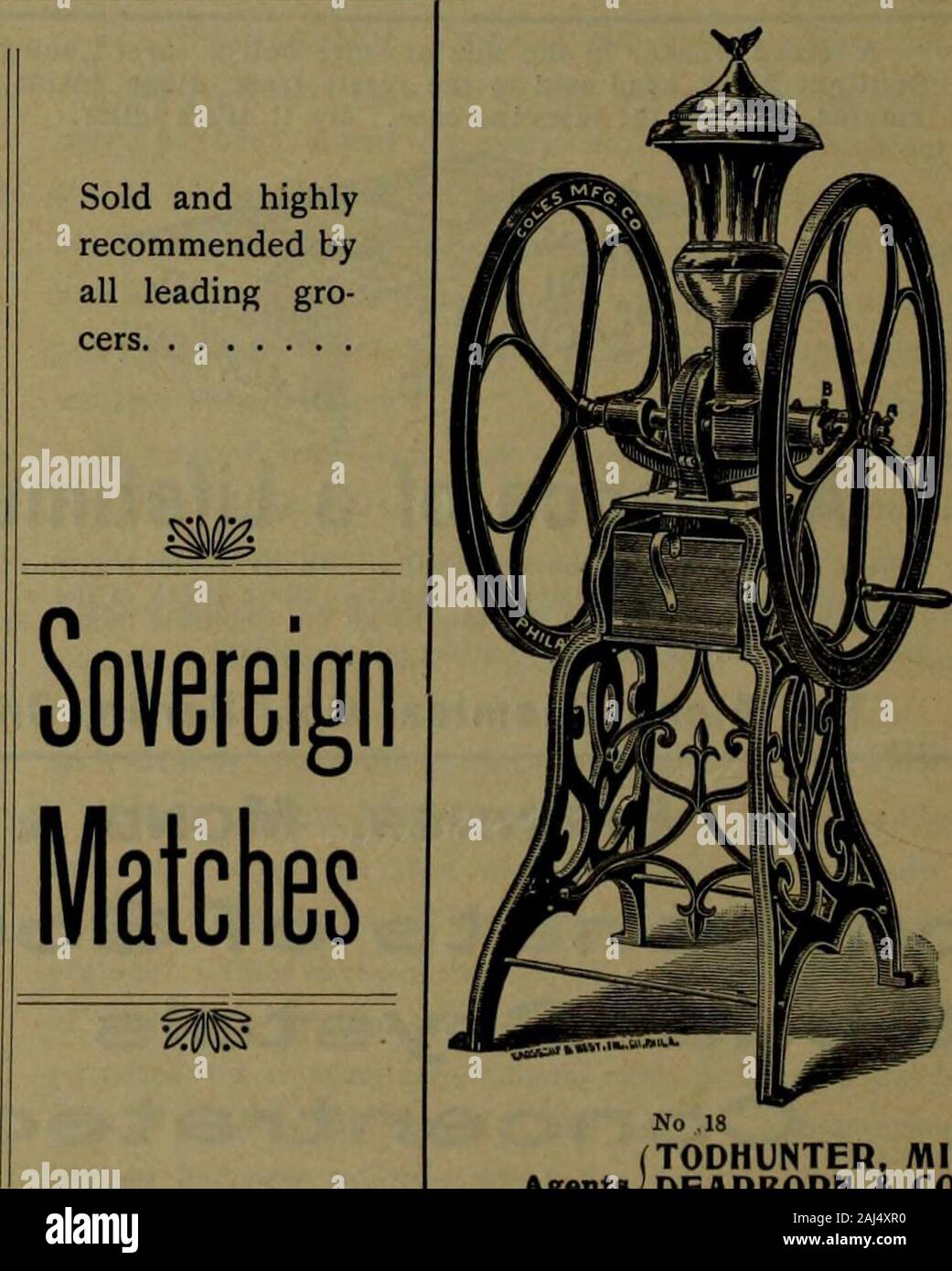 Canadian grocer Gennaio-Giugno 1898 . Per essere dato via libera alla ourcustomers T*ADE MA * * WINN & HOLLAND MONTREAL AGENTI DI SUOLA PER IL CANADA Brunner Mond & CO.S icarbonate di cristalli SodaSoda migliori NEL MERCATO THATCAN PURISSIMA ESSERE FATTA Sal concentrato SodaCaustic Soda PowderPure sbiancante 12 alcalino il droghiere canadese Posta e telegrafo ordini quando si invia una lettera o telegrafo ordini a noi di prendere nochances. Garantiamo il prezzo e la qualità di essere nel giusto.Il continuo aumento nella nostra lettera per il business è la bestindication abbiamo che i nostri sforzi in questa direzione sono meetingwith l approvazione della Foto Stock