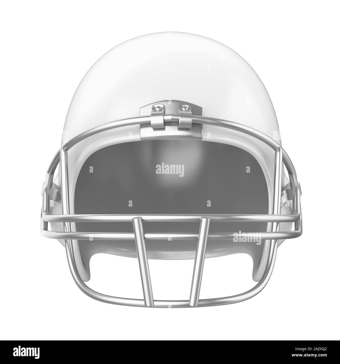 Il Football americano casco isolato Foto Stock