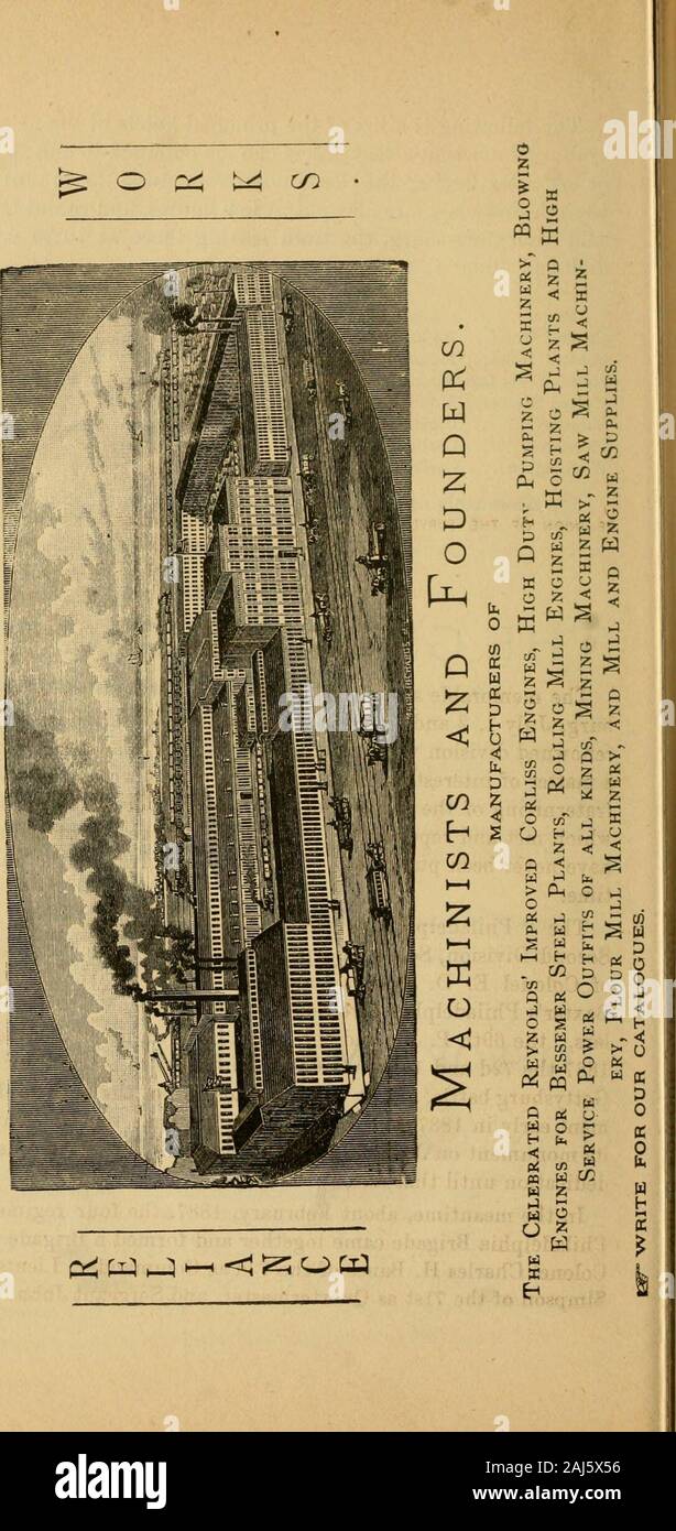 Souvenir di ri-unione del blu e del grigio, sul campo di battaglia di Gettysburg, 1, 2, 3 e 4 luglio, 1888 Come arrivare e cosa deve essere fatto durante l'anno . lisle 60 Stati Uniti Mount Holly Springs. 42 Miller Carlisle 120 Mansion Carlisle 150 Valle Carlisle 60 Firenze Carlisle 150 Garber Carlisle 50 Washington Carlisle 40 per gli orari dei treni vedere Articolo III di questo libro.ISCRIVITI PER IL GETTYSBURG verità un settimanale Eight-Page giornale indipendente. Pubblicato sul grande campo di battaglia. Ogni fascicolo contiene interessante questione relativa allo storico campo. FullReports di dedic Foto Stock