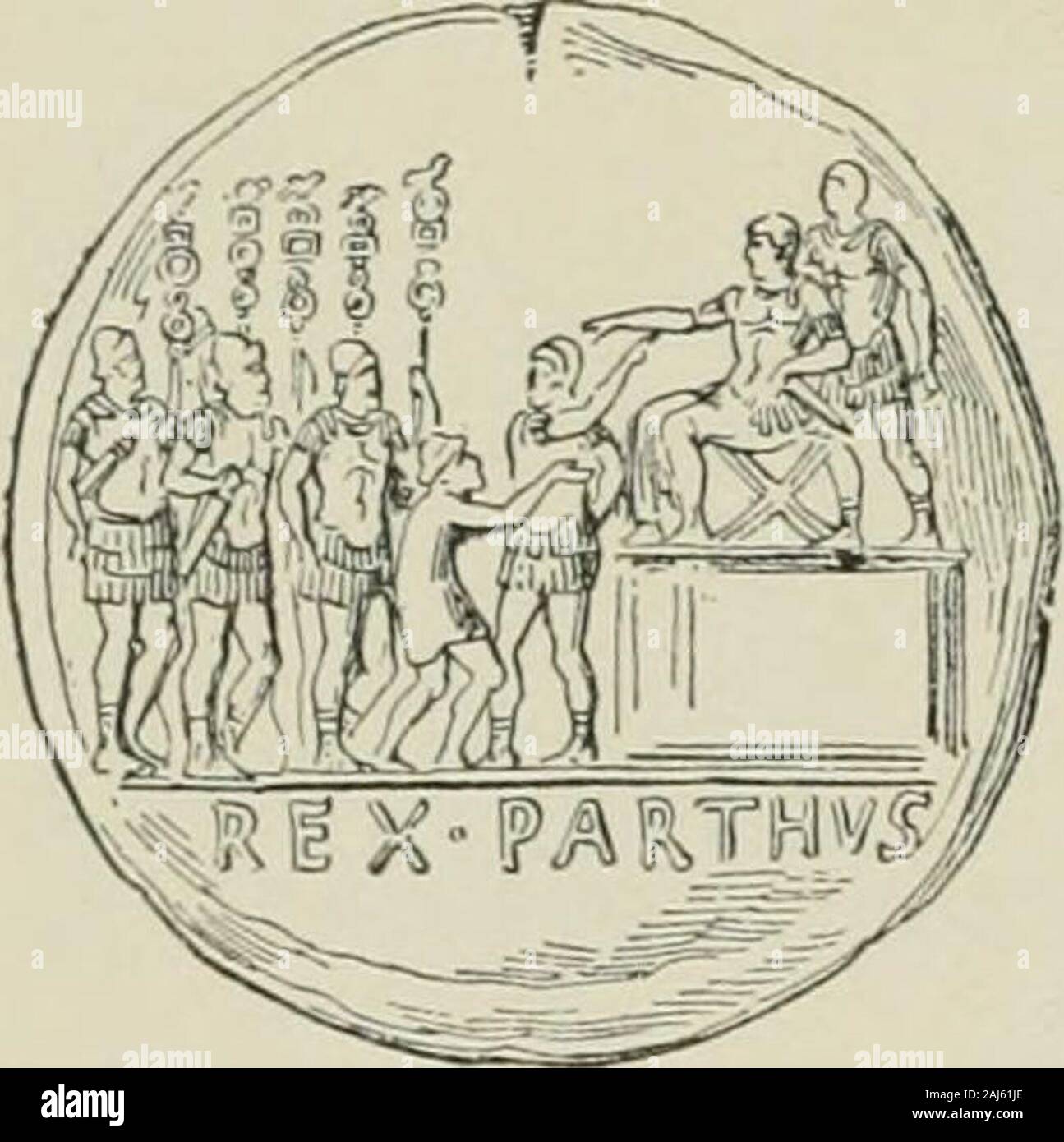 La storia di Roma e del popolo romano, dalla sua origine all'invasione dei barbari; . omicidio di Parthamasiris, e in un frag-mento scoperto su un palinsesto un amico ofMarcus Aurelio ha detto: è difficile toexcuse Traiano nella questione della morte di questo re. Senza dubbio egli perirono giustamente nel mezzo dell'tumultwhich aveva eccitato; ma, per l'onore di Roma, sarebbe havebeen preferibile che questo supplicant dovrebbe tornare senza harmthan soffrono di un meritato castigo. ^ era Parthamasiris slainwhile tenta di fuggire dal suo accompagnatore, o hanno ostentano anattack così da avere un op Foto Stock