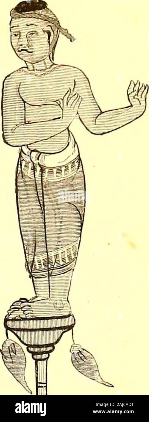 St Nicholas [numero] . Gli esecutori dei poli. (Disegnata da un artista siamese.) Accanto, prodezze in tumbling e scherma sono state per-formato con grande destrezza. Alcuni hanno camminato ontheir mani, altri su gomiti e tutti werecapable di mettere i loro arti in atteggiamenti thatseemed, ai nostri occhi occidentali, altrettanto ridicolo andimpossible. Un uomo si è difeso againsthalf una dozzina di altri, anche se la sua unica arma wasa personale in merito a come lungo e denso come un normale 13° alcuni sport orientali che ho visto. [DeceJ cantiere-stick, mentre i suoi avversari avevano una breve spade di tra i ginnasti del nostro paese. InciJ Foto Stock