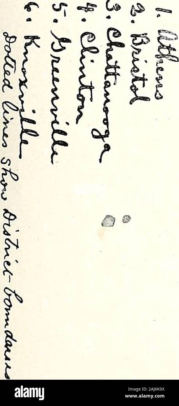 Ufficiale del sessanta-seconda sessione della Conferenza Holston del metodista chiesa episcopale . Prima M. E. CHIESA canonica, HARRIMAN. frj. I * 6$y VERBALE DELLA CONFERENZA HOLSTON 33 gli appuntamenti.(figure di indicare il numero di anni nel presente pastorate.)i seguenti sono gli appuntamenti: quartiere di Atene.Wm. C. Miller, presiede il sambuco, Atene, Tennessee (6). Stazione di Atene...B. M. Martin (1)circuito di Atene. .J. W. Caldwell (2) Chatata B. S. querce, di alimentazione della stazione di Cleveland J. D. Roberson (4) Circuito di Cleveland Plarvey Anderson, alimentazione circuito di Decatur G. F. Swafford, fornitura Ebenezer Richard Mi Foto Stock