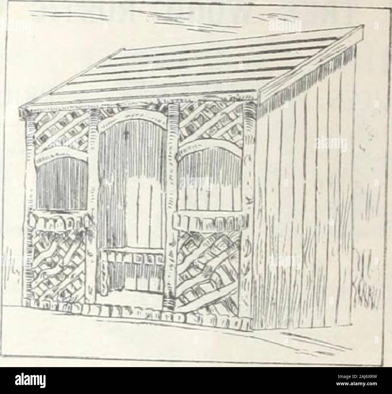 Wrinch & Figli di mobili da giardino e requisiti. . No. 557. Rustico Vaso di fiori. ft, J. :Gh. Prezzo 12 6 ?? ? :: Consegnato alla rotaia a Londra solo, trasporto pagato. Nota.-i disegni mostrano la forma generale e ninufacturc, ma come il legno nella sua naturale Stan ted e -eldom d due volte uguali, essi non devono essere rel; illustrare la gooti COFYRIGHT-FMKKBD A STATIONKRS HALL. i 6 i rustico case estive.. ticxpcnsivc disegno ornamentale n f slron" *"r -g- Intel itfa sedile e su ; f* PSw!:d&HoitCARl PA1D 6 se di /JT RH Foto Stock