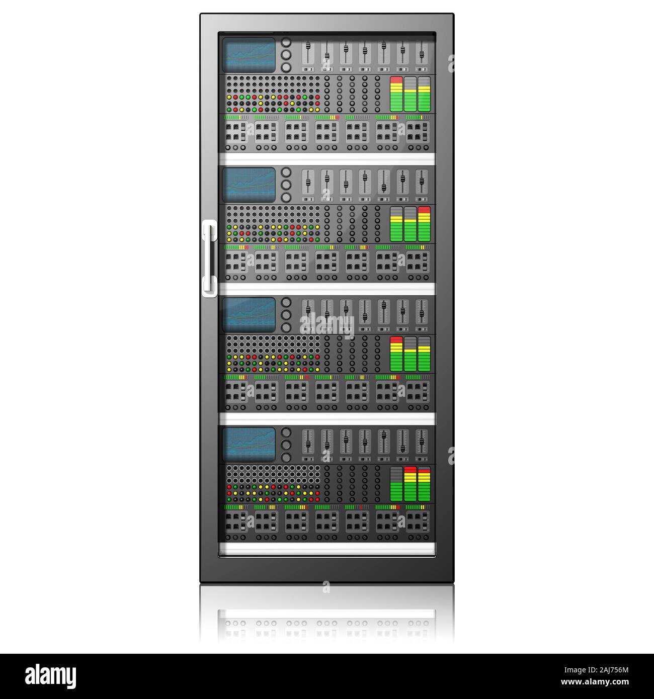 3D'illustrazione. Computer server dati. Il collegamento e la memorizzazione dei dati del calcolatore, applicazioni. Foto Stock 3D'illustrazione. Computer server dati. Il collegamento e la memorizzazione dei dati del calcolatore, applicazioni. Foto Stock