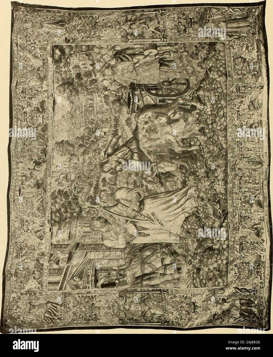 Tessuti decorativi; un libro illustrato su coperture per mobili, pareti e pavimenti, compresi i damaschi, broccati e velluti, arazzi, merletti, ricami, chintzes, Cretonnes, tendaggi e arredi passamaneria, wall papers, tappeti e moquette, cesellata e pelli illuminato . Piastra XIII-MARSIA scorticato dalla piastra di Apollo XIV-LA CREAZIONE DI EVA arazzo rinascimentale nel Royal collezione spagnola arazzo rinascimentale nell'Arazzo Gallery a Firenze 281. X cS pq ?H V O = un rn 1- U CTF V. C GU un PS -= Q U3 H &lt; e 9 1 (^ * V +J BL X arazzi rinascimentale disegni. Il fatto è che Bernard va Foto Stock