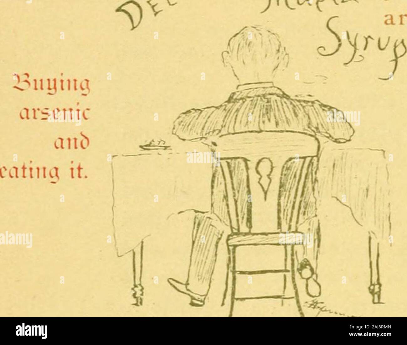Lo zio Sam e Columbia in cerca del puro cibo nel loro dominio . in modo che essi sono in- yCu -&GT; un .jjk jurious per la salute : altri che vengono falsamente di marca vengono venduti in Illinois e anche nella nostra città fieristica e nella maggior parte dei casi il concessionario sa. Abbiamo il diritto di acquistare arsenico, se wewant a. e mangiare. troppo, ma la legge providesthat ci deve essere protetto e non osano druggistwould vendere a noi senza mettere su alabel ci dice qual era, e che essa waspoison. Dovremmo avere lo stesso protectionin la linea di prodotti alimentari. L'etichetta dovrebbe showwhat è. e quando impure, il Foto Stock