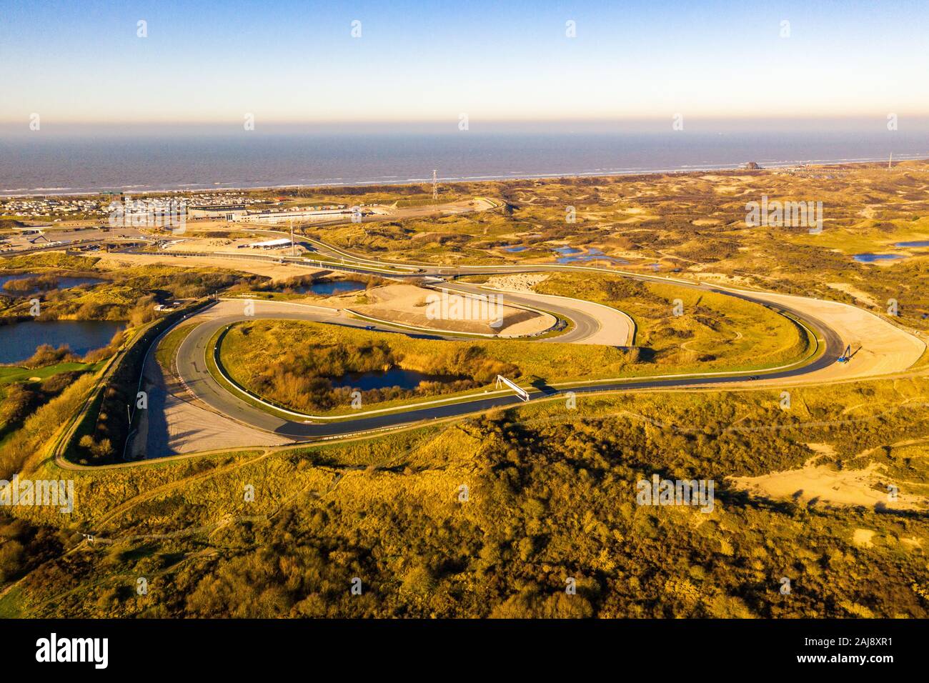 Antenna di circuito di Zandvoort, Paesi Bassi Foto Stock