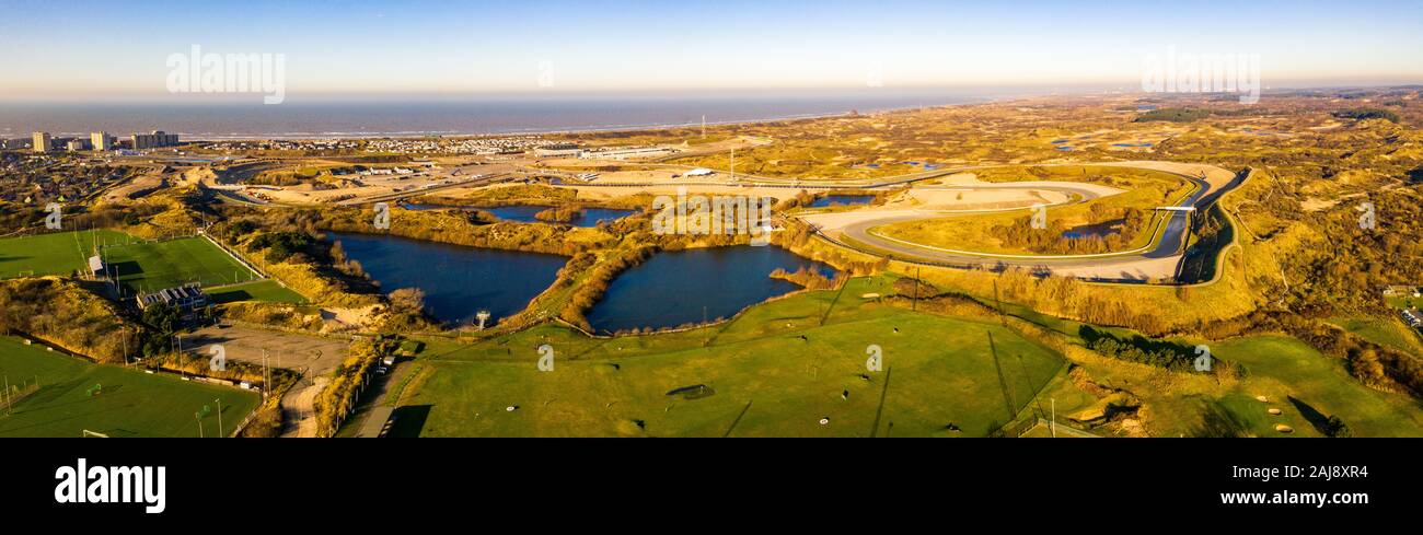 Antenna di circuito di Zandvoort, Paesi Bassi Foto Stock