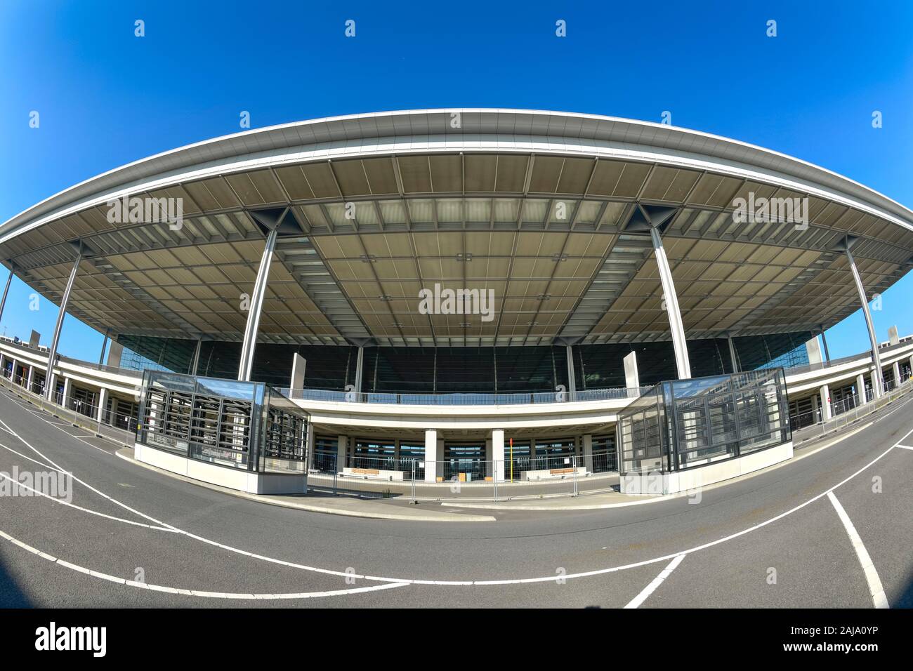 Flughafen Berlin Brandenburg "Willy Brandt" BER, Brandeburgo, Deutschland Foto Stock