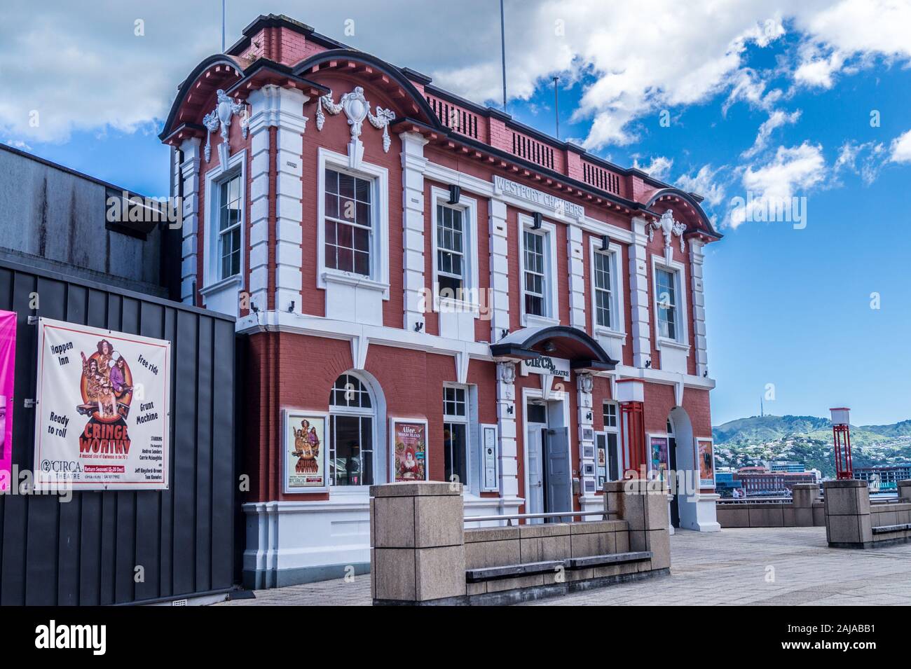 Westport Chambers, Di Penty E Lawrence, 1916, Ora Circa Theater, Taranaki Street Te Aro, Wellington, Nuova Zelanda Foto Stock