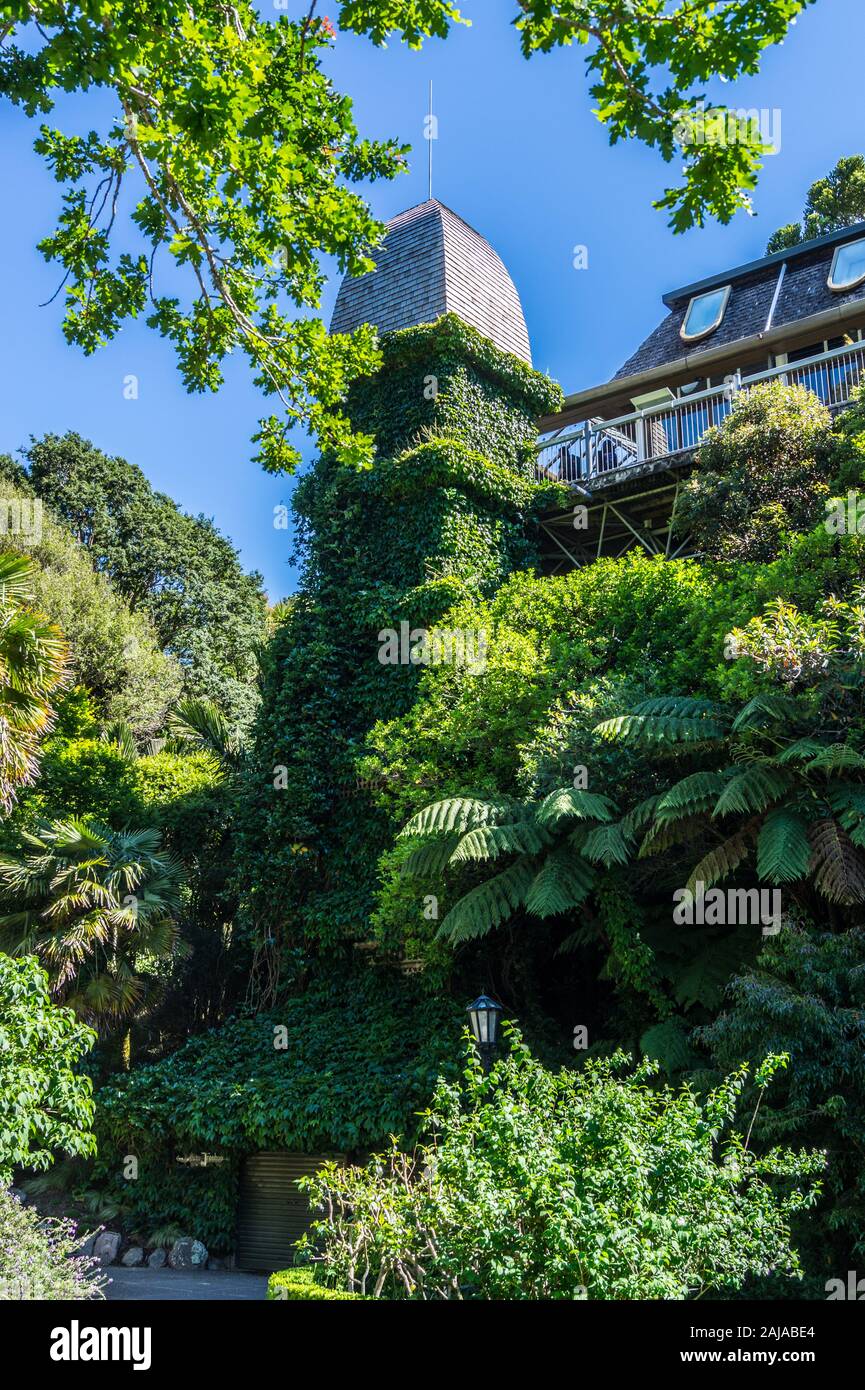 Treehouse Visitor Center, 1990, Giardino Botanico, Wellington, Nuova Zelanda Foto Stock