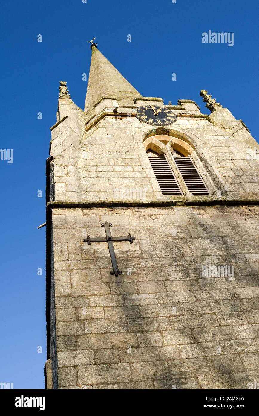 Scrooby Nord Nottinghamshire, Inghilterra, Regno Unito. Il pellegrino padri quattrocentesimo anniversario 2020. Sanit Wilfrids Chiesa Scrooby Foto Stock