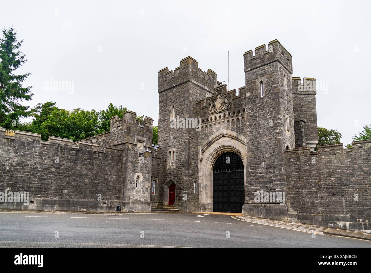 Castello di Arundel nella regione del Sussex in Gran Bretagna Foto Stock