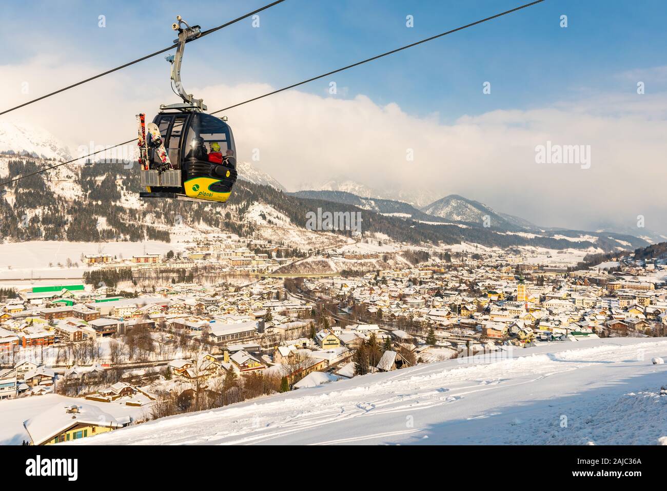 Schladming Dachstein / Stiria Austria - 01 20 2019 Foto Stock