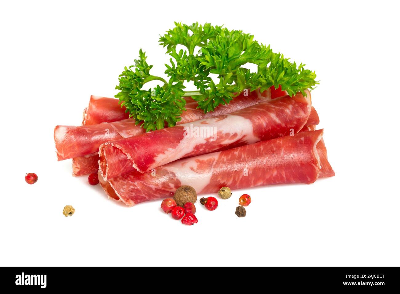 Coppa di Parma ham Foto Stock