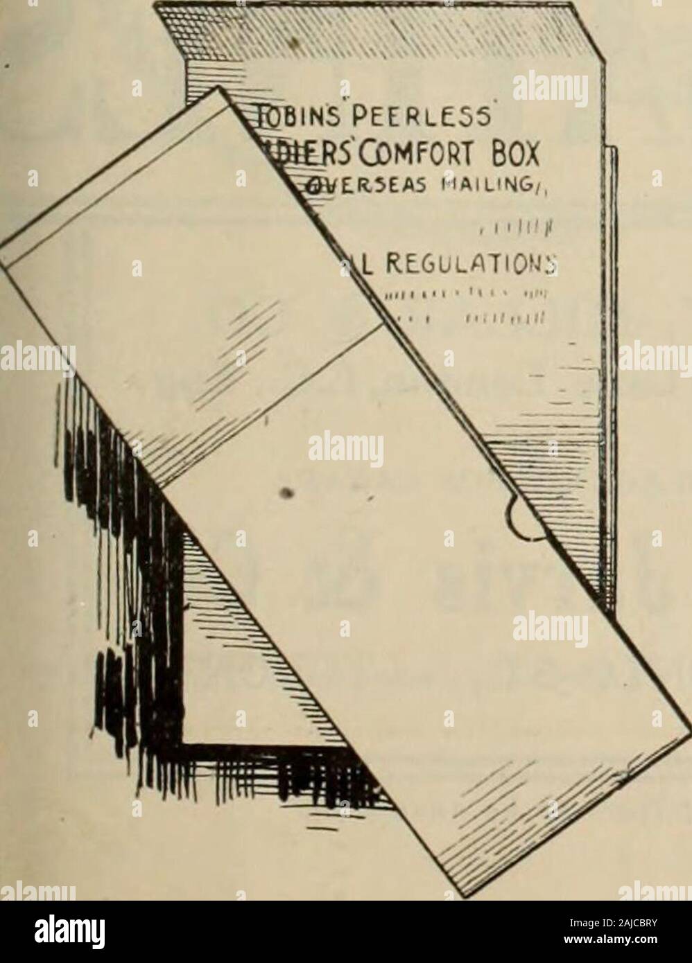 Canadian grocer aprile-giugno 1918 . Mercato di tè prezzi quotati in loco tè alla presente offeran eccezionale opportunità di acquisto. Il mercante che calcola l'importazione condi-zioni e come esse influenzano i prezzi in seguito,non perdete questa ampia opportunità aperta. Tutti i prezzi di importazione sono centesimi per libbra più altodel mercati locali. KEARNEY BROS., limitata 33 ST. PETER ST. Tè-COFFEESPECIALISTS HIGH-GRADE OFFERTE IN COMMERCIO ESTERO Tobins ineguagliabile OverseasMailing scatole, etc. etc. Amici e parenti conoscere queste scatole così ben thatthey comprare in migliaia di persone ogni giorno. Essi hanno stoodthe prova così tante volte, e Foto Stock