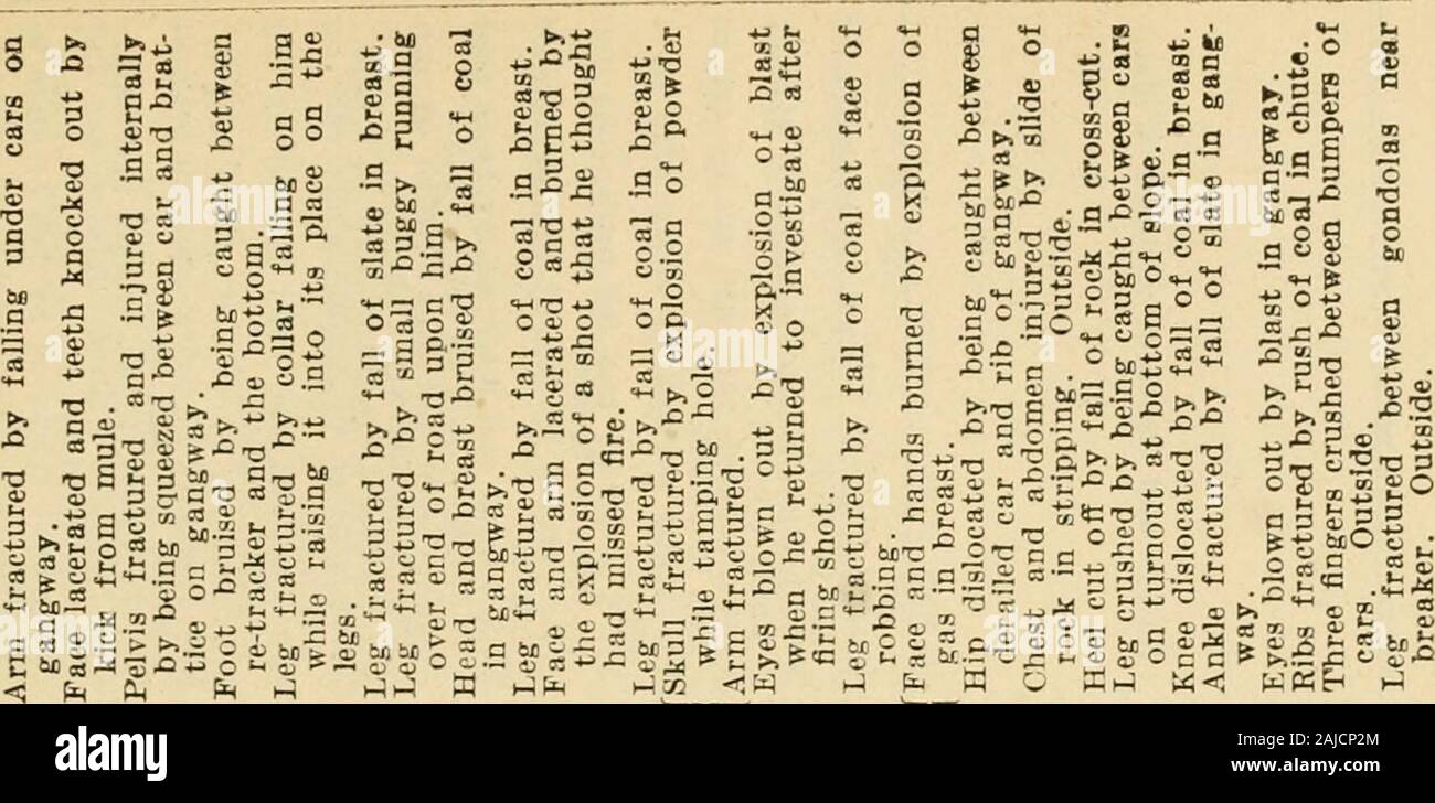 Relazione del Dipartimento delle miniere della Pennsylvania . "A 7^ 55 ac ^ ^ O - .Qa .3 ;3 .*j .G d =3 un o una &LT;S S 0! .Li N aj gO Q W O Q OB CO aj g a :^ un ?3 00 a a a OQ CQ t- 0-1 2 g g CD•&lt;Ji t- g s Jj o s ") ;iiagx: 1 j 1 1 1 Io ! 1 ^ V3 ; . o ; è una S M x; • X a - 0 o 3 - una U ^ =; - s " &LT;s ^^oo aaa.^-^ s: un H &lt;; P5 a P n. 24. Undicesimo distretto antracite 391. 0^ j-j "- c- (5 W Q I-) ^ c 225 c3t3 o&GT; pq ;5 W S ^" n aja co-s saajaa ^ 9 1-così ^ M o S; ft a o M W -s W vi30 IO HO.3J I i** M a O N N a 2"s oo 53 S2 " "" 9)^ ot^a u 6"3 s; a =: OS "a 2| ca - ^5 aac C-l W ^ T-l Sec aa aat" a ) Foto Stock