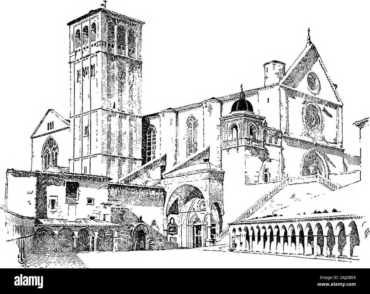 Tempi Medievali e Moderni : introduzione alla storia dell Europa occidentale formano la dissoluzione dell'Impero Romano fino al tempo presente . il successo del loro lavoro missionario ledthe papa ad elargire molti privilegi su di loro. Esso grievedFrancis però a pensare alla sua banda littie di companionsbeing convertito in un grande e potente ordine. Egli foresawthat essi sarebbero presto cessare di portare loro semplice vita santa, andwould diventare ambizioso e forse ricca. Ho, littie BrotherFrancis, scrive, desiderio di seguire la vita e la povertà6f Gesù Cristo, perseverando in essa fino alla fine; e io begyou Foto Stock