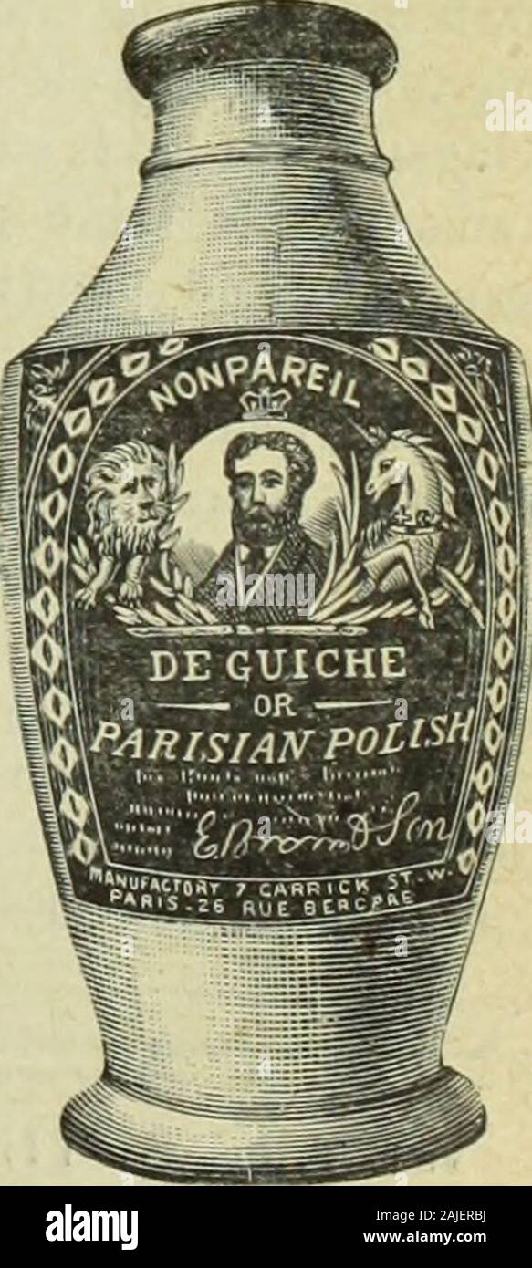 Canadian grocer Gennaio-Giugno 1892 . MELTONIANCREAM (bianco o nero) per la ristrutturazione di tutti i tipi di Glace Kid Stivali e scarpe. I ROYAL j • {utetjab.Crpm marrone stivali in pelle II & Scarpe PROWrUSdN CABLAGGIO I &LT;r*^1 MeltOnian oscuramento ho MANUfACTOR* /Carrick SUonoonWC26,RtieBe^VreP*ris| ROYAL CREMA LUTETIAN migliori per lucidatura Cleaningand Rus-sian e Brown Lea-ther stivali, TennisShoes, ecc. NONPAREIL DE GUICHE Parisian polacco per la verniciatura di vestire Bootsand scarpe è più elastico andeasier da utilizzare rispetto a qualsiasi altro 14 il droghiere canadese MA RKKTS- ha continuato favore con cui Indiani e tè di Ceylon arebein Foto Stock