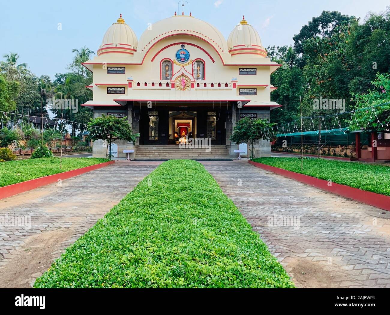 Sree Ramakrishna Advaita Ashram, Kalady-Kerala/India Foto Stock