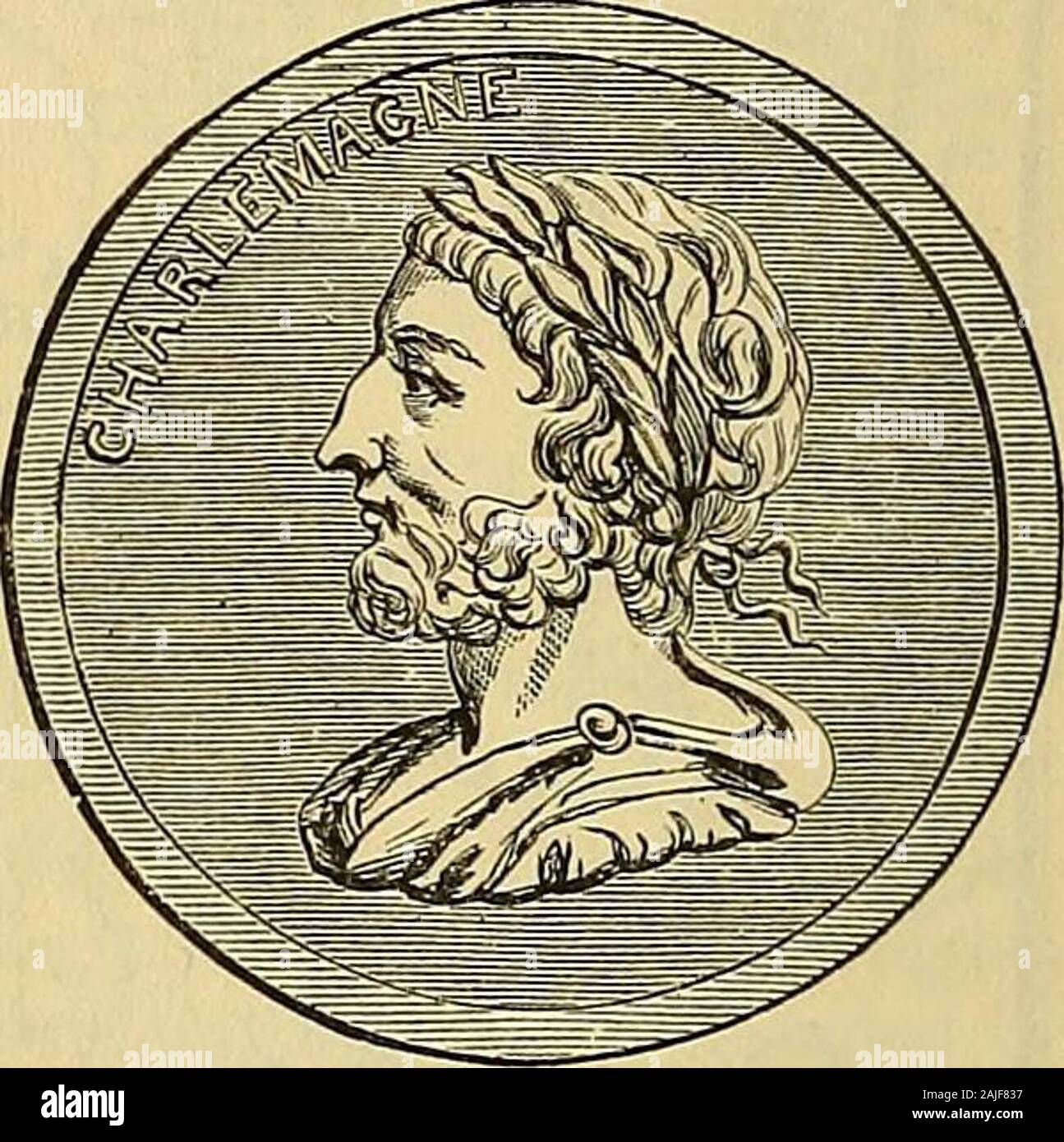 I contorni della storia del mondo, antica, medievale e moderna, con speciale riguardo alla storia delle civiltà e il progresso dell umanità .. . 234 storia medievale. (.Wt CAPITOLO III impero di Carlo Magno. 57. Un interessante capitolo nella storia dei trattati MiddleSubject età è ora dinanzi a noi. Stiamo a vedere come°^- le rovine del fatiscente Empirewere occidentale per un tempo ricostruito intoan imponente struttura da thegenius di un grande uomo, thegrandest figura del MiddleAges, - Carlo Magno. 58. Carlo Magno era il Charlemagnes Figlio di Pipino il ?•^h- prima della Carlo- vingian monarchi Foto Stock