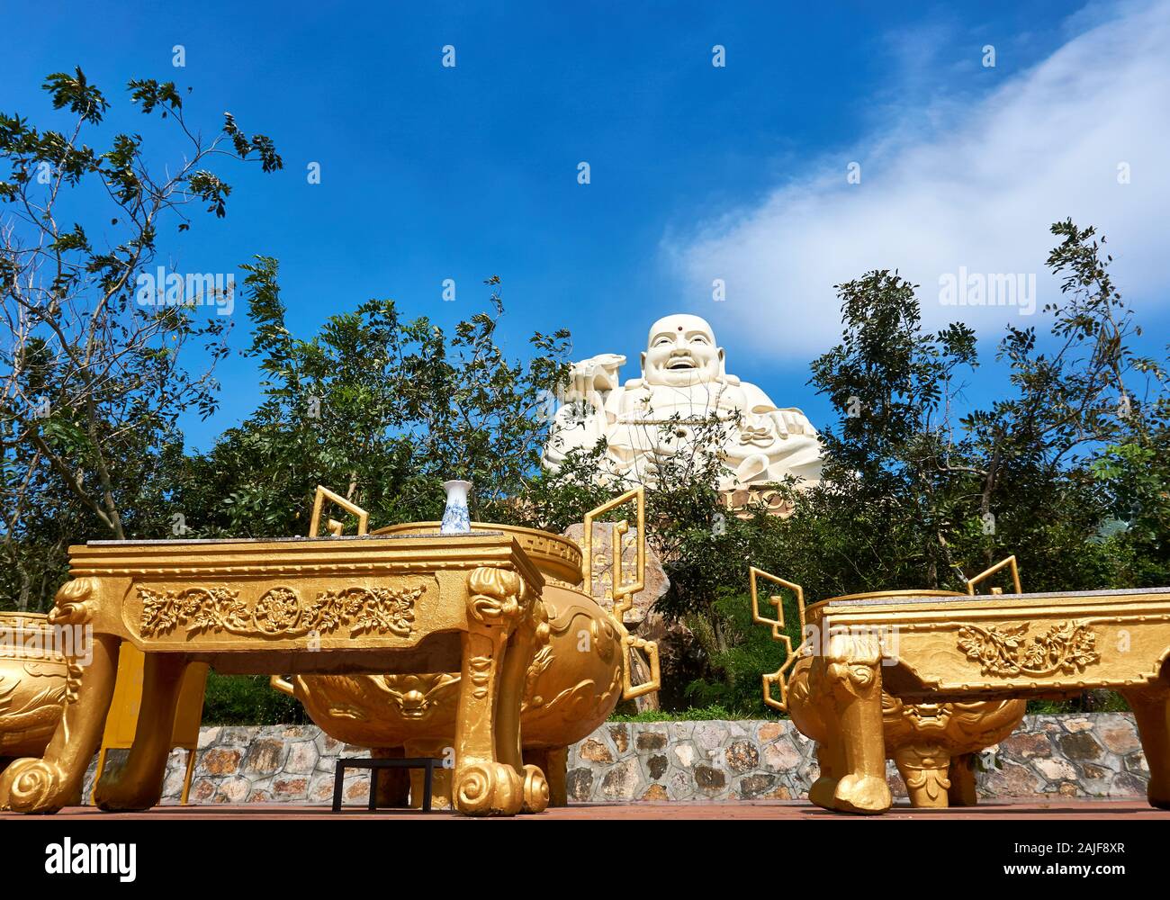 Big Buddha in Ho può Park, Vung Tau Foto Stock