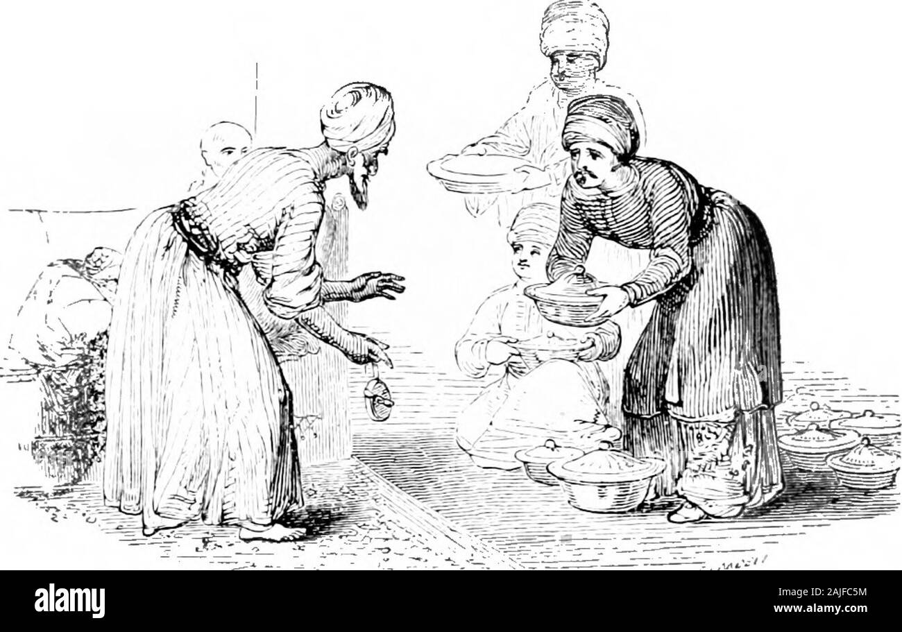 Le Mille e Una Notte (Volume 1): comunemente chiamato, in Inghilterra, Arabian Nights' intrattenimenti . la gente esce dal servizio : se posso ritardare un po' più di tempo,non so come accedere a lei. Quindi ho detto a lui,essere veloce e cessare da questo chattering e impertinenza; per Idesire per la riparazione di un intrattenimento con i miei amici. Ma quando heheard la menzione dell'intrattenimento, ha esclamato il giorno è ablessed giorno per me ! Ieri ho evocato una parte del mio intimatefriends a venire e di festa con me e dimenticato di preparare per loro qualsiasi cosa da mangiare; e ora ho remem Foto Stock