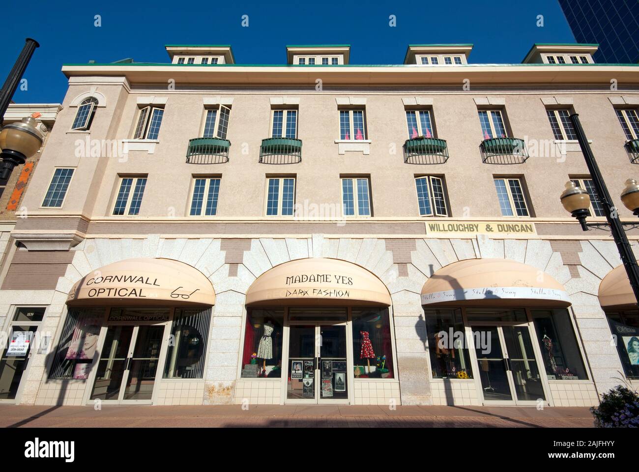 Willoughby e Duncan edificio (costruito nel 1909) in Regina, Saskatchewan, Canada Foto Stock