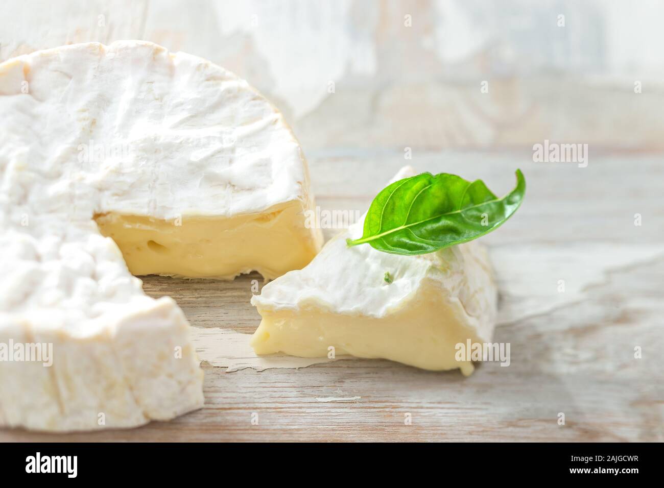 Formaggio Camembert Foto Stock
