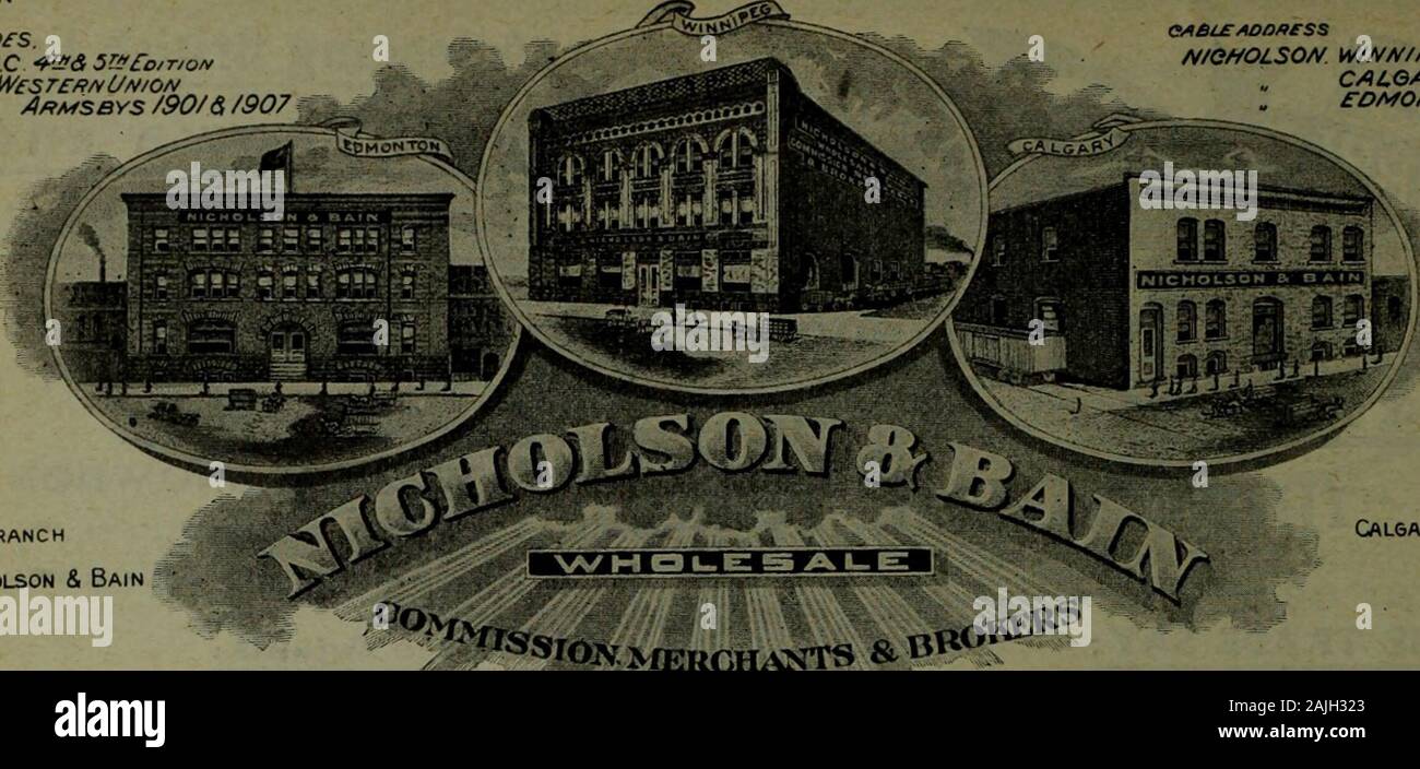 Canadian grocer luglio-dicembre 1908 . PNDY DRESsir;::- WHITTEMORE BROS. & CO Whittemores Lucidi ha vinto il Gran Premio al St, 20-22-24-26 Albany Street^jl^^^CAMBWDG JfKlASS., l^S. Un;.Louis su tutti i comp"titort. V SjA- .;un:^ il droghiere canadese C NICHOLSON D H BAIN ABC KfA 5Z!f€oiT/o^ Armsbys /90/6, /907 N/QHOLSOA/ W/Nf//P£GCALQAfiY.eOMONrON. Filiale di Edmonton Nicholson & Bain BANNATYNE AVE EASTTRANSFER VIA SOJV MERCHLVNTS & ^^ ramo Calsary Nicholson 6 BA Foto Stock