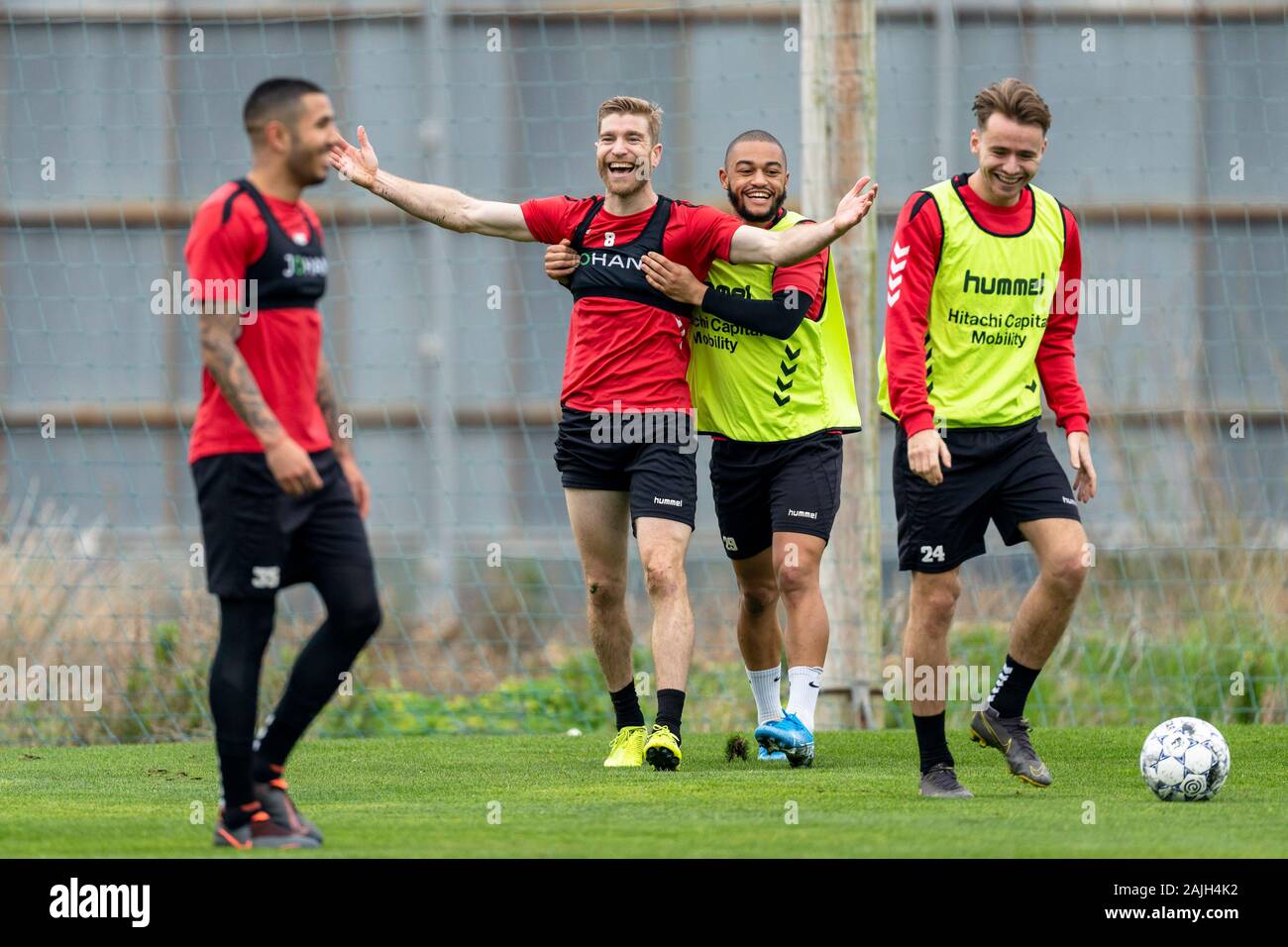 ESTEPONA, 04-01-2020, calcio, , olandese eredivisie, stagione 2019-2020, FC Emmen player Michael De Leeuw, durante il corso di formazione in Estepona Spagna Foto Stock