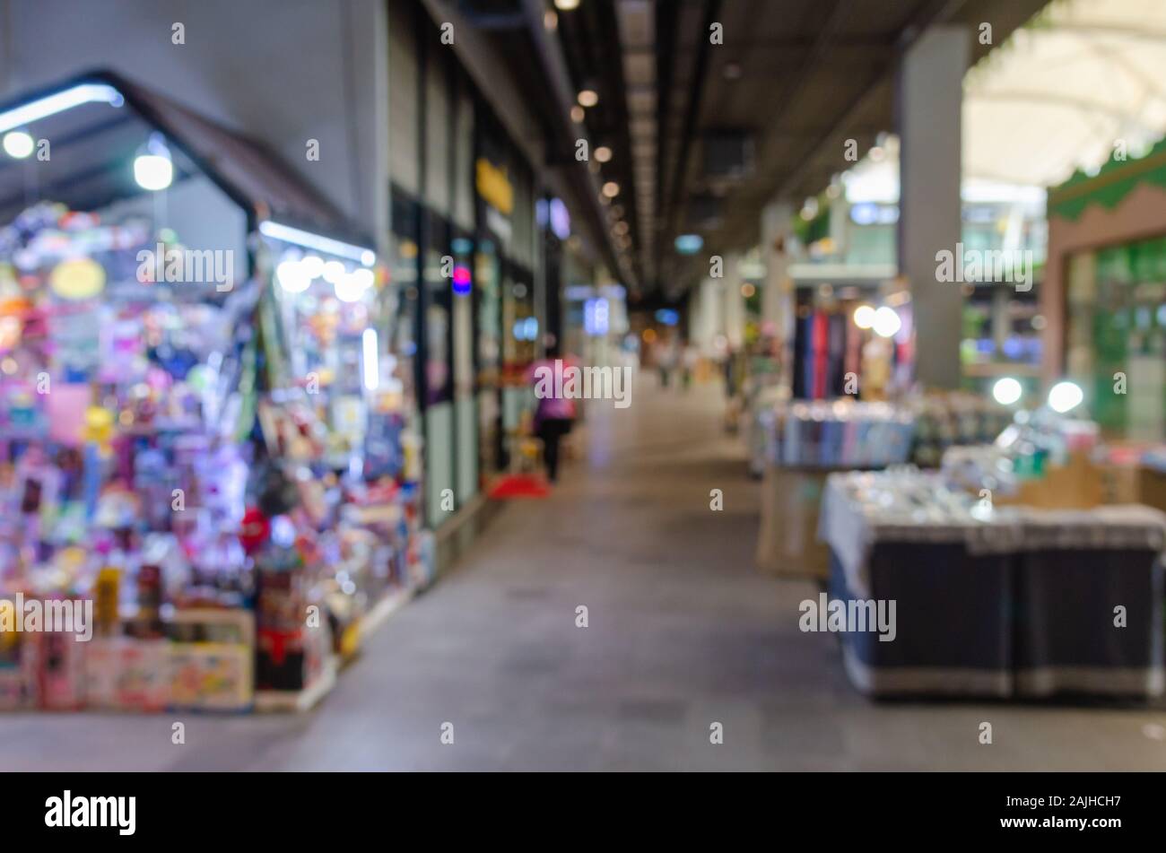 Abstract blur shopping mall o department store di fondo interna. Foto Stock