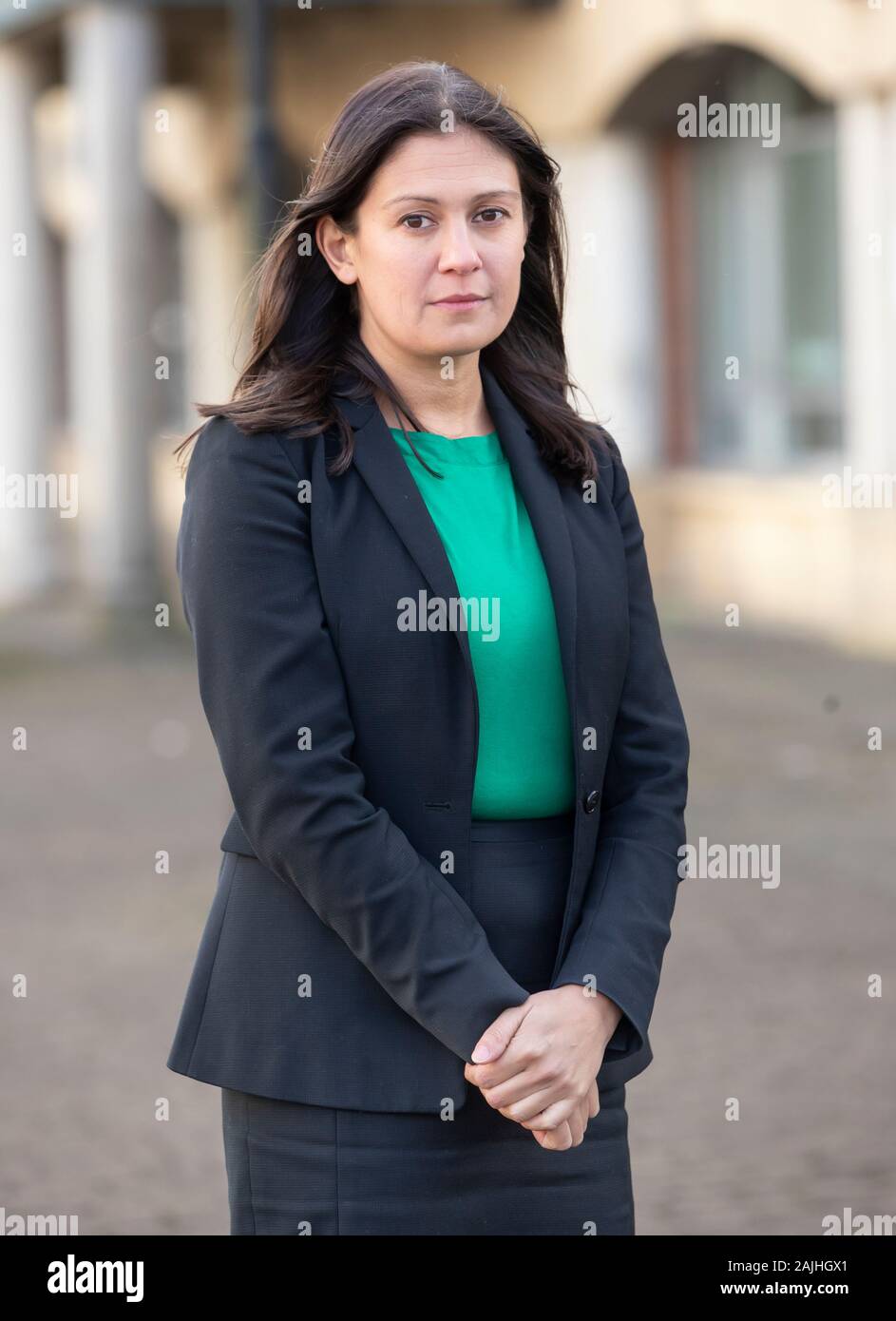 Lisa Nandy lancia la sua campagna per la leadership laburista a Wigan Centro Investimenti a Wigan. Foto di PA. Picture Data: Sabato 4 gennaio 2020. Vedere PA storia politica del lavoro. Foto di credito dovrebbe leggere: Danny Lawson/PA FILO Foto Stock