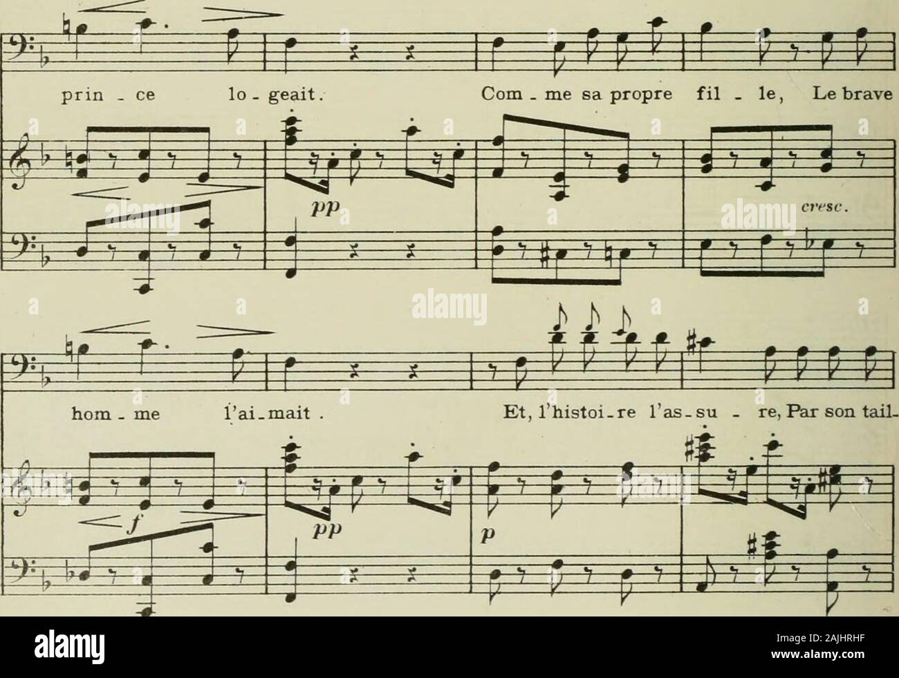 La Damnation de Faust : légende dramatique . U - ne pu.ce gen- til - le Chez onu i 3=3: ;? X s =^e .// ^ mi /&GT; fg = g=^ 78" ES -? L"s " -s-F-. crfsc. ^^ 0 cr ir? R r pp -leur, un jour, Lui montare pren. dre me - su - re Pour (%" ! Ho ïi ^ j ^ te *1 *L ^^ M==E-f 5* ty ?- s ^&GT;J F S CJfSC. , 1 0^ J *m £- ffr.f si x ^ onu abitudine de Cour. ^•Îi " 8 E^- m Jfy mm p 4-J.J. y f™P J&GT; io ? * * I èd ^m Jp Lï. Io Ht-"- -* M ^ 9= 7" / /&GT; y Trr- ? ^ # é y/ PP £^ ^ T=ï: ::*=3F 7 BF * ; ^ s^^i ^ Hnê &gt;H :£ U in.secte plein de joi . e, Dès quil se vit pa- l&GT; U * ^ :F=^g ë^ 9¥=£ M f tf ^ ÉfeÊ p * ? ? £ È Foto Stock