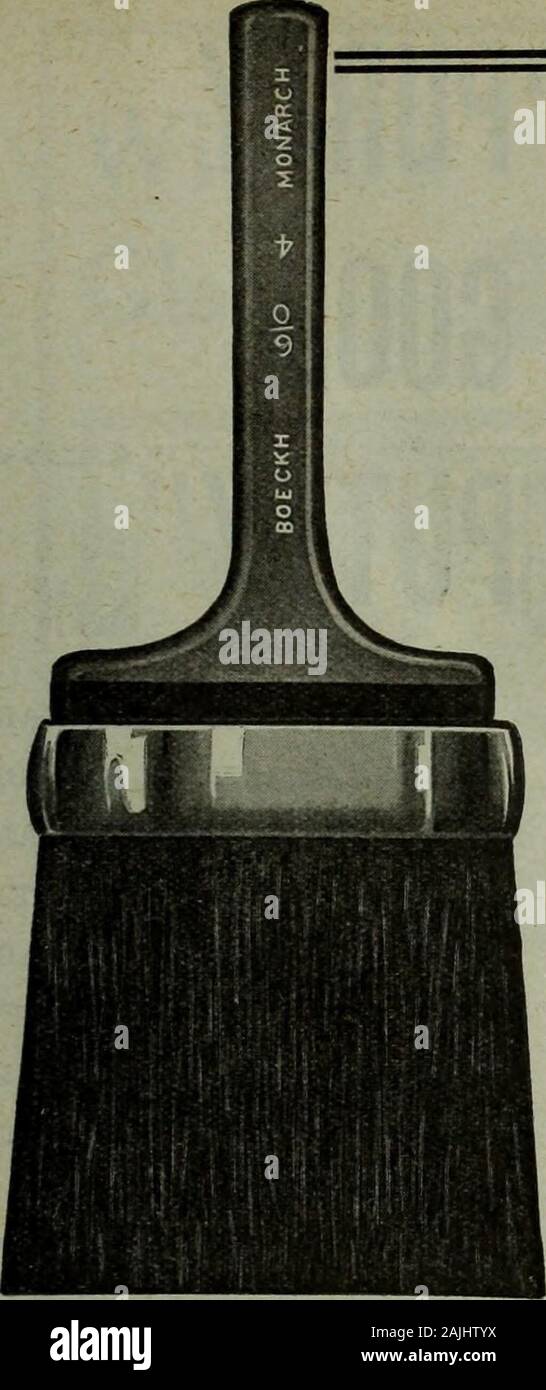 Merchandising Hardware Ottobre-Dicembre 1910 . Se avete intenzione di andare di business a breve, questo non è im-portant - ma se intendete tokeep sulla destra, è necessario nowto gettare le fondamenta per yoursales nel 1915. Se si vende un uomo buono thisyear di vernice, è vero che esso non verrà needrenewing così presto un inferiorarticle, ma quando lo fa egli willcome per voi. Inoltre, in themeantime, egli sarà probabilmente getsome della stessa buona fromyou vernice per un altro processo. B-H. ENGLISH vernici sono il solo vernici fatte in Can-ada da una base costituita da 70per cento. Brandrams B. Gen-uine filo bianco Foto Stock