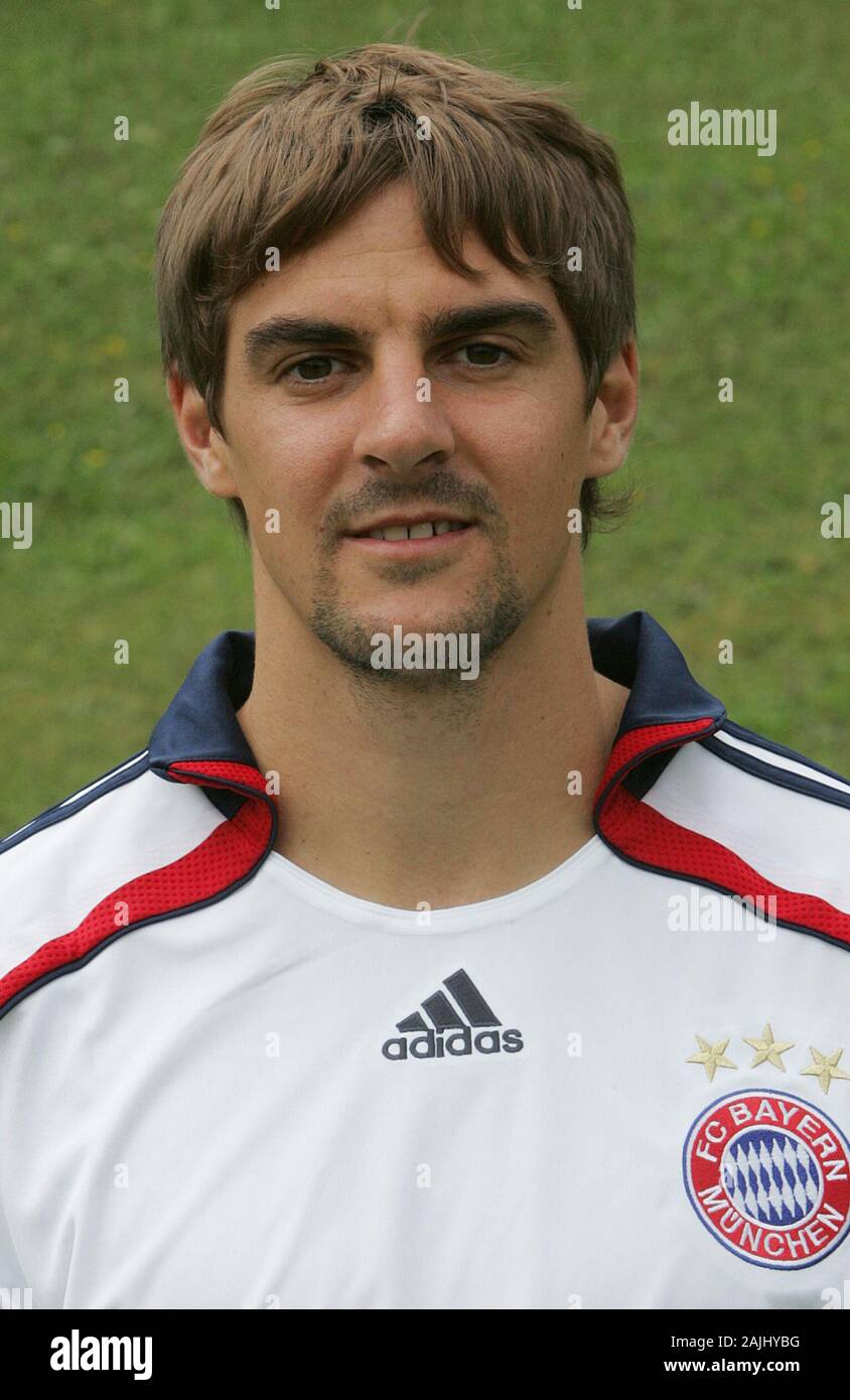 Sebastian DEISLER festeggia il suo quarantesimo compleanno il 05 gennaio 2020, archivio fotografico; Sebastian DEISLER, Ritratto, Ritratto di presentazione della squadra FC Bayern Monaco, calcio Bundesliga, stagione 2006/2007, 02.08.2006 | Utilizzo di credito in tutto il mondo: dpa picture alliance/Alamy Live News Foto Stock