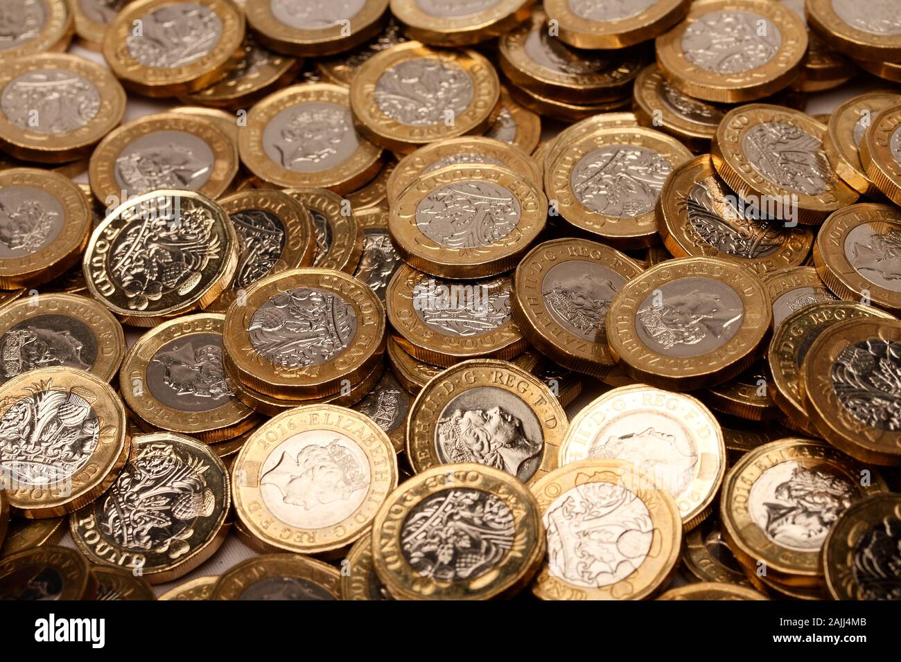£200 a £1 monete Nome: £200 a £1 monete data: 3/6/2019 Evento: Indirizzo/luogo: Foto Stock