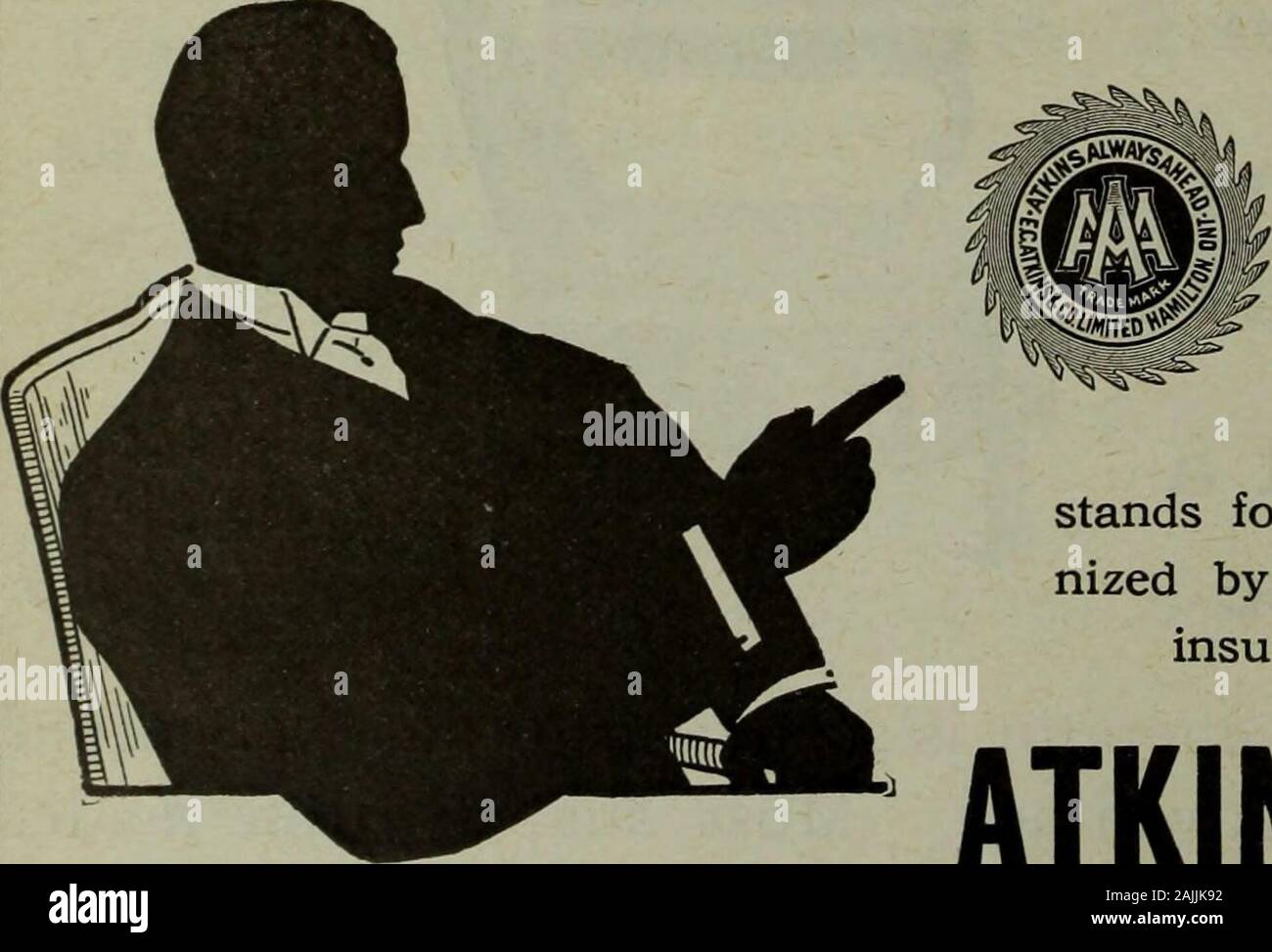 Merchandising Hardware Ottobre-Dicembre 1910 . Che Signon una sega è sinonimo di massima qualità. Si tratta di identif-nized dai migliori meccanici come theirinsurance di onesto valore di sega. ATKINS I™ seghe sono realizzati in Canada, pubblicizzati in Canada e favorevolmente noti tra thebuyers chi si aspetta di pagare un prezzo equo per una sega. Scrivere per i dettagli. E. C. ATKINS C& Co. Stati Uniti FACTORY: INDIANAPOLISIND. HAMILTONONT. HARDWARE E ORA DI METALLO PER NATALE Foto Stock