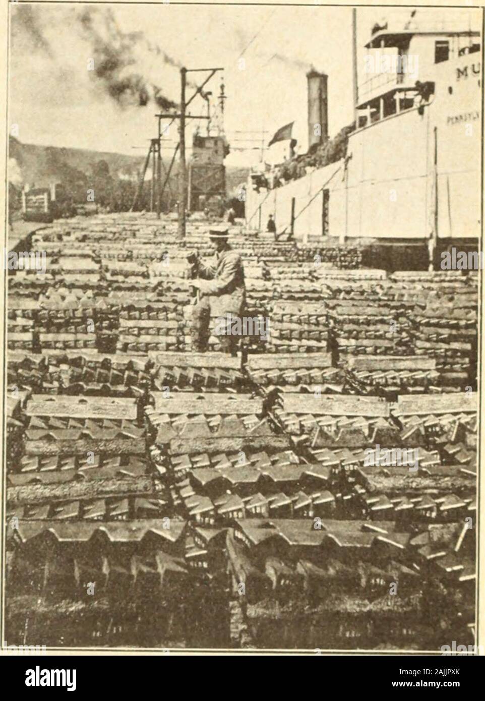 Canadian mining journal luglio-dicembre 1915 . ilver proprietà. Il sig. bava &lt; Cartwright i- in Toronto. Il sig. I). A. Thomas è tornato a New York. Il sig. II. ( !. Hoover i- in New York. Il sig. J.C. Murray mi- a Renfrew nt. Il sig. I). S. Halford, un laureato dell'Università di Toronto,dimostrato presso l'Arizona State Fair un modello di flottazione thioil macchina utilizzata alla Humboldt -inciter. NIPISSING durante il mese di ottobre il Nipissing companjmined minerale di un valore stimato di s|77.|s;; e shippedbullion da Nipissing e minerale doganale- di una stima del valore netto di &gt;  11 ,!Ci(), secondo il n thlj -la l Foto Stock