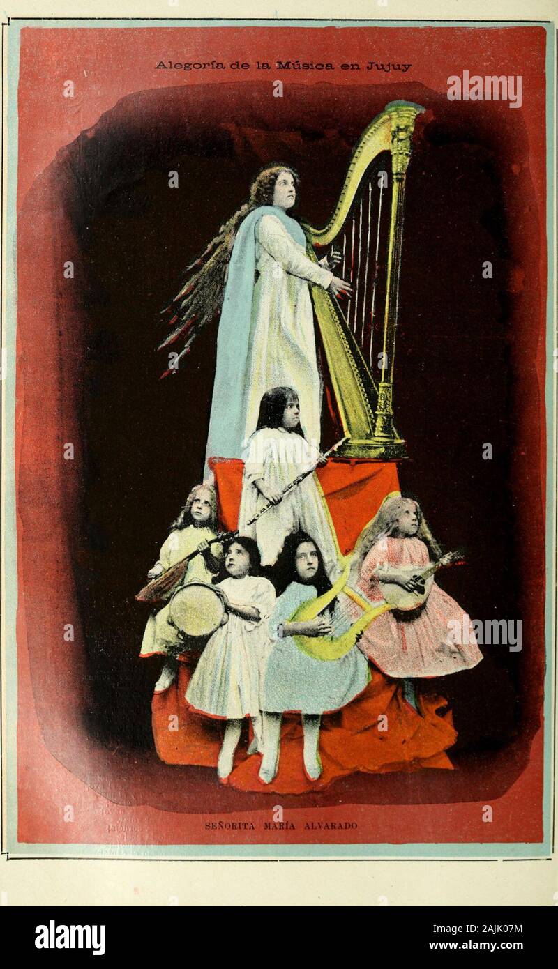 La Mujer . el cantar:y se oye en el son de mi canto moriscola brisa marina que orea el lentiscoy el río que bulle cruzando el palmar.Yo vivo entre flores y duermo entre aromi:mi kiosco perfumo biella gomasy índicas esencias de rosa, de mirto y zahar;arrullo en la siesta me dan las j)alomas:mi vida es un sueño peccato hiél ni pesar.Yo sé cuántos mitos la Crrecia produjo:sé cuántos Egipto del Asia introdujodo quior que. con pobre misterio ó con lujo,alzaron los hombres á Dios onu nazioni unite altare.De cantos y cuentos poseo onu tesoro;Yo soy el encanto del Didu y del Moro;Yo soy la delicia del árabe aduar.Yo sé l Foto Stock