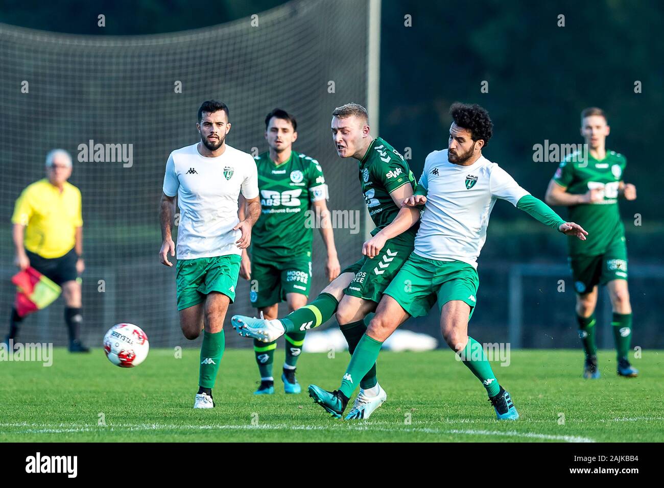 ESTEPONA - 04-01-2020. Calcio olandese, Keuken Kampioen Divisie, stagione 2019-2020. De Graafschap player Matthijs van Nispen durante il match Europa FC - de Graafschap. Credito: Pro scatti/Alamy Live News Foto Stock