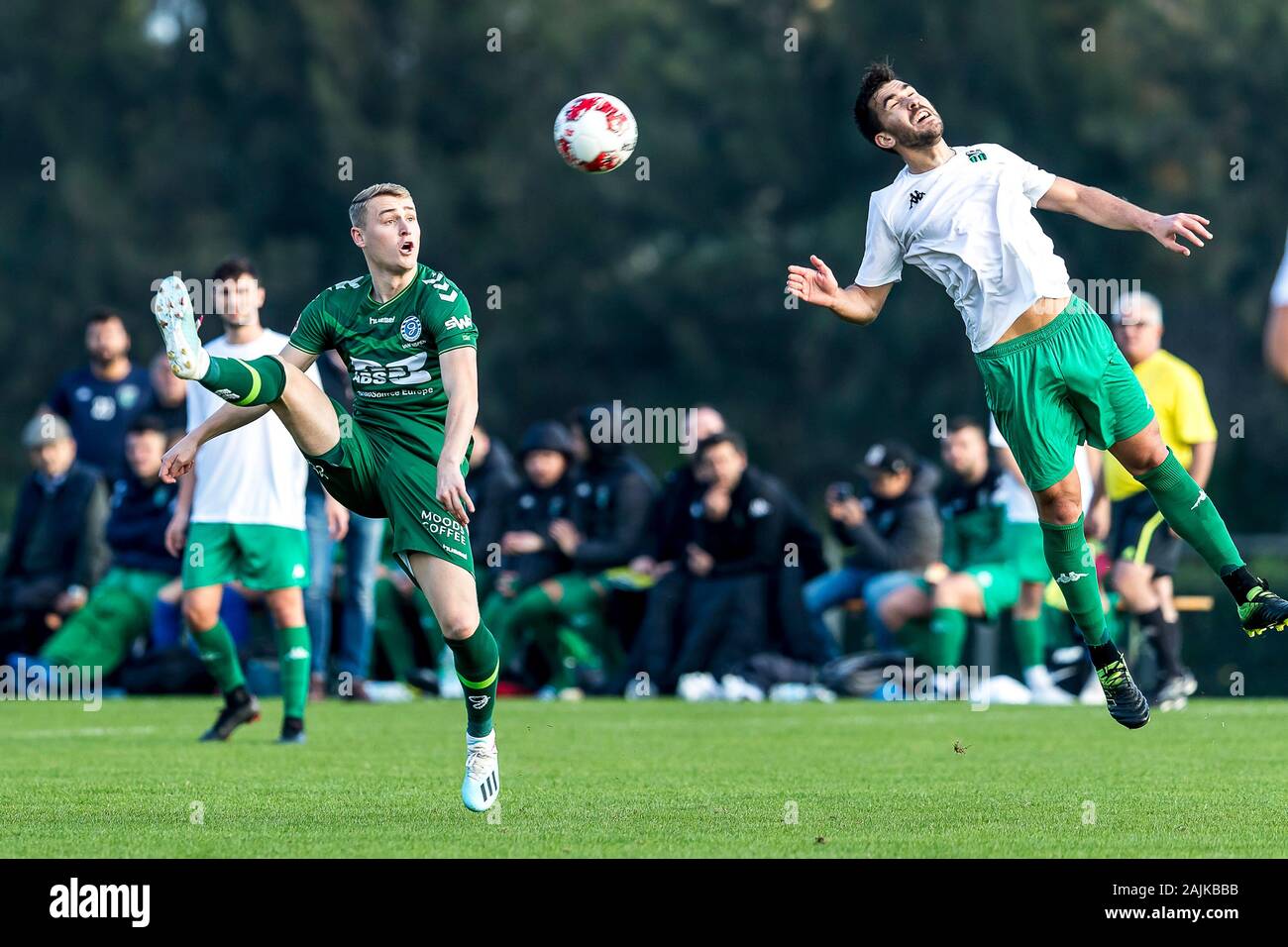 ESTEPONA - 04-01-2020. Calcio olandese, Keuken Kampioen Divisie, stagione 2019-2020. De Graafschap player Matthijs van Nispen durante il match Europa FC - de Graafschap. Credito: Pro scatti/Alamy Live News Foto Stock