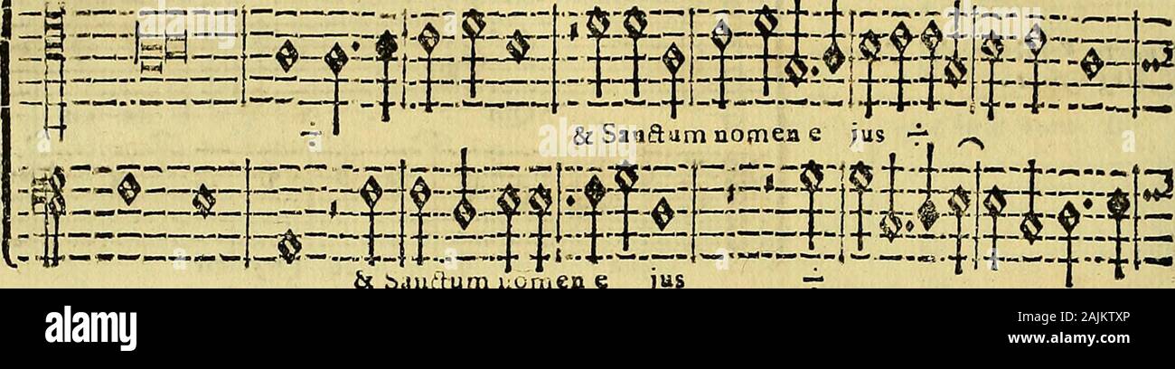 Esemplare, o sia saggio fondamentale pratico di contrappunto sopra il canto fermo . & ÒJudtum lunien e jus Foto Stock