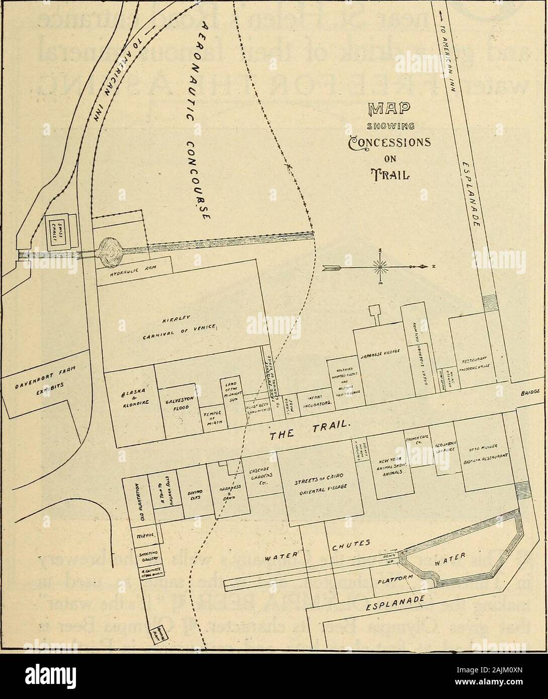 Guida ufficiale di Lewis e Clark centennial exposition, Portland, Oregon, dal 1 Giugno al 15 ottobre 1905 .. . Il .25 Madonna Sistina edificio estera .10 Viaggio a Niagara Falls sul sentiero .25 Gazzetta programma giornaliero 05 Aerodrome sul sentiero .25 Aerodrome giro in mongolfiera o dirigibile sul sentiero .75 Galveston Flood sul sentiero .25 California Radium presentano sul sentiero .25 Burns cottage sul sentiero .10 Haunted Castle sul sentiero .10 Viaggio a Venere sul sentiero .10 Catalogo Ufficiale .25 Shooting Gallery 10 labirinto speculare sul sentiero .10 Il White Slave, o uno scorcio dell'Harem sul sentiero .10 $10.00 FREE-Attrazioni Dovreste n. Foto Stock