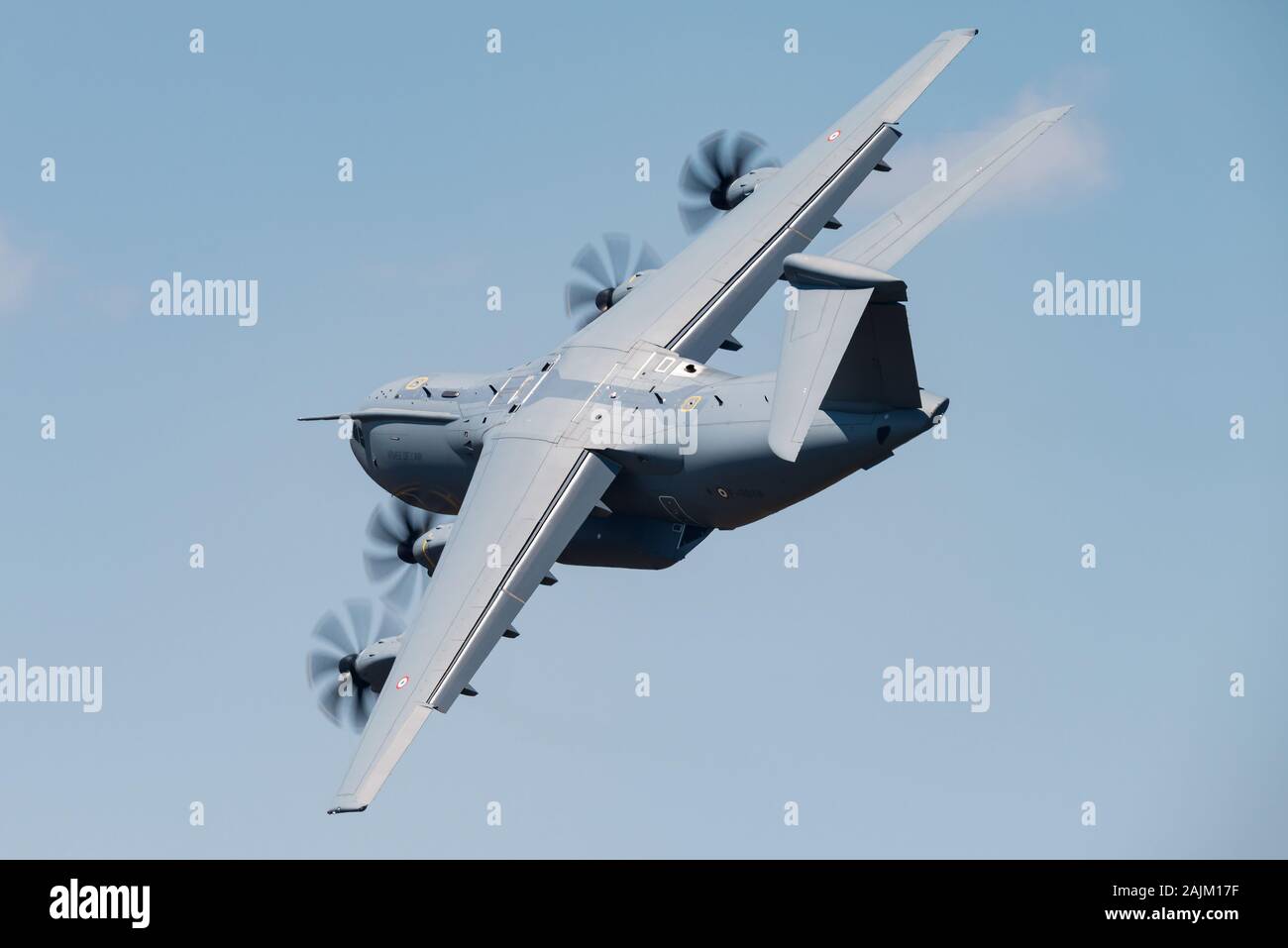 Un Airbus A400M Atlas i velivoli militari da trasporto del francese Air Force. Foto Stock