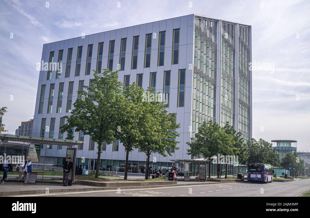 Lo sviluppo di Brunel Place, Slough, Berkshire, Regno Unito, finanziato dal capitale Ashby, costituisce parte integrante del progetto di rigenerazione del centro di Slough. Foto Stock