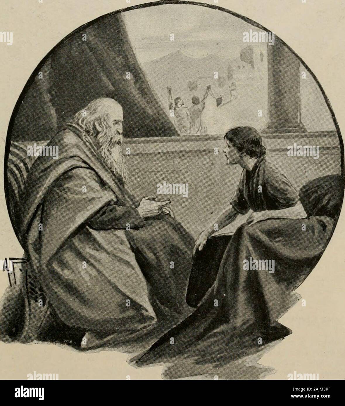 L'arte la Bibbia, comprendente il vecchio e il Nuovo Testamento : con numerose illustrazioni . ell con gli empi,né farà prolungherà i suoi giorni, lohich sono asa ombra ; l^"poiché egli non teme dinanzi a Dio. 14 vi è avanity whichis fatto uponthe terra;che vi bejust uomini, ONU-ai quali ithappenethaccording finoal lavorare delcarrello empi;nuovamente, therebe empi"ie?i,towhomit happenethaccording lacoppia di lavoro destro delcarrello-EOU : Io saidthat questo alsois vanità. 15 Poi Icommendedmirth, essere la causa di una non manhath bet-ter thingunder thesun, a toeat e todrink e tobe merry: forthat shallabide withhim di hislabor il Foto Stock