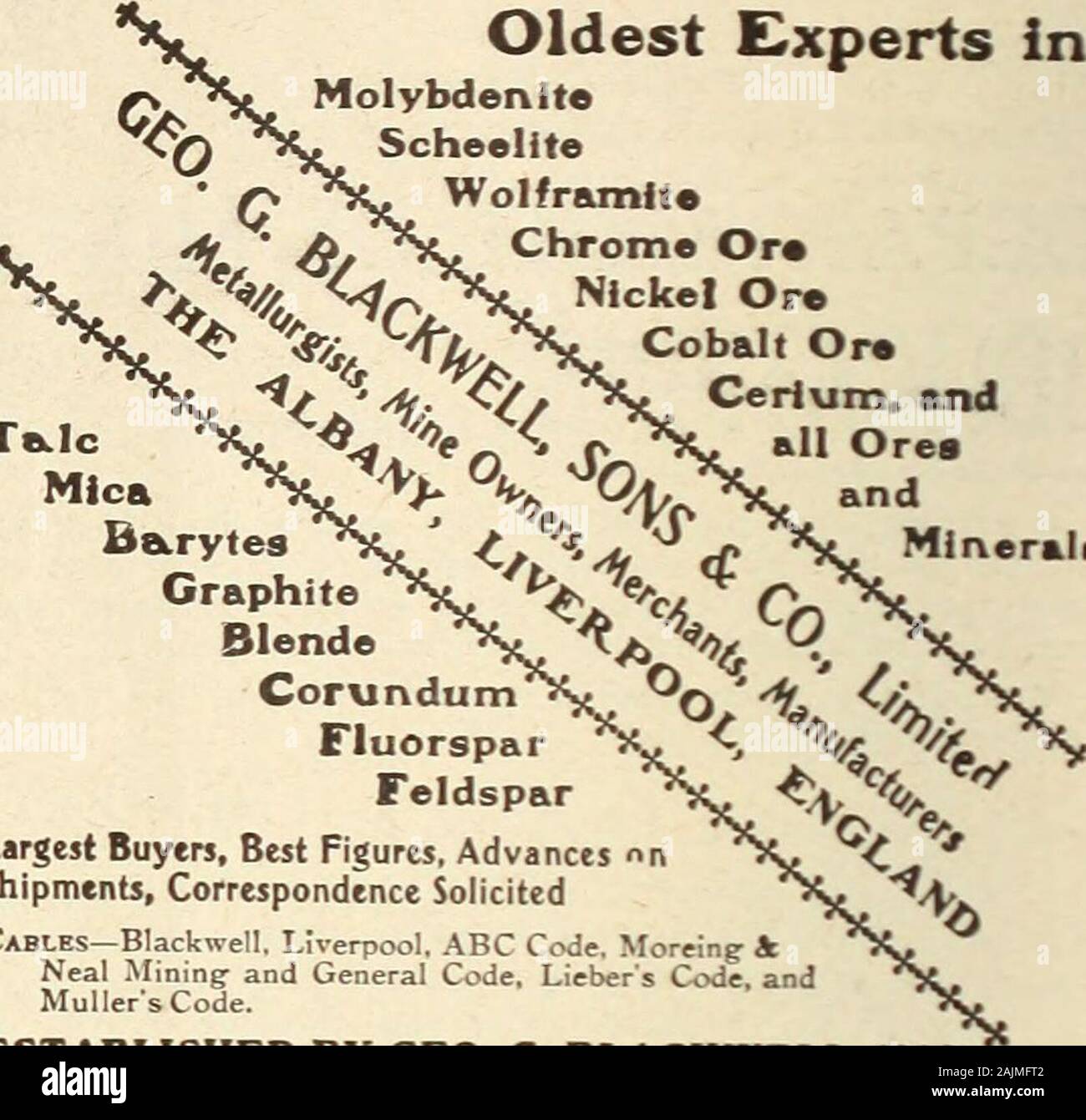 Canadian mining journal luglio-dicembre 1915 . , OTTAWA. H hfn Amuming AiU rrttirmrnt* ptrn.ir mrntxnn QAKUKAll inclinazione Jimunai minino. La Canadian MINING JOURNAL I VENDITORI E GLI ACQUIRENTI DI METALLI la consolidata Miningand Smelting Company of Canada, limitata uffici, fusione e raffinazione Dipartimento TRAIL, British Columbia le fonderie e le raffinerie acquirenti di tutte le classi di minerali. I produttori di oro e argento, BaseBullion, opaca di rame, filo di maiale,tubo di piombo, Bluestone andElectrolytic BearingMetal. Metallo cobalto anodi di cobalto Cobalto ossido OxideNickel sali di cobalto MetalPure Nichel Arsenico bianco Deloro M Foto Stock
