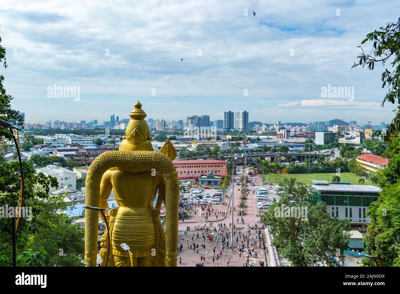 Signore Murugan statua Grotte Batu Malaysia Foto Stock